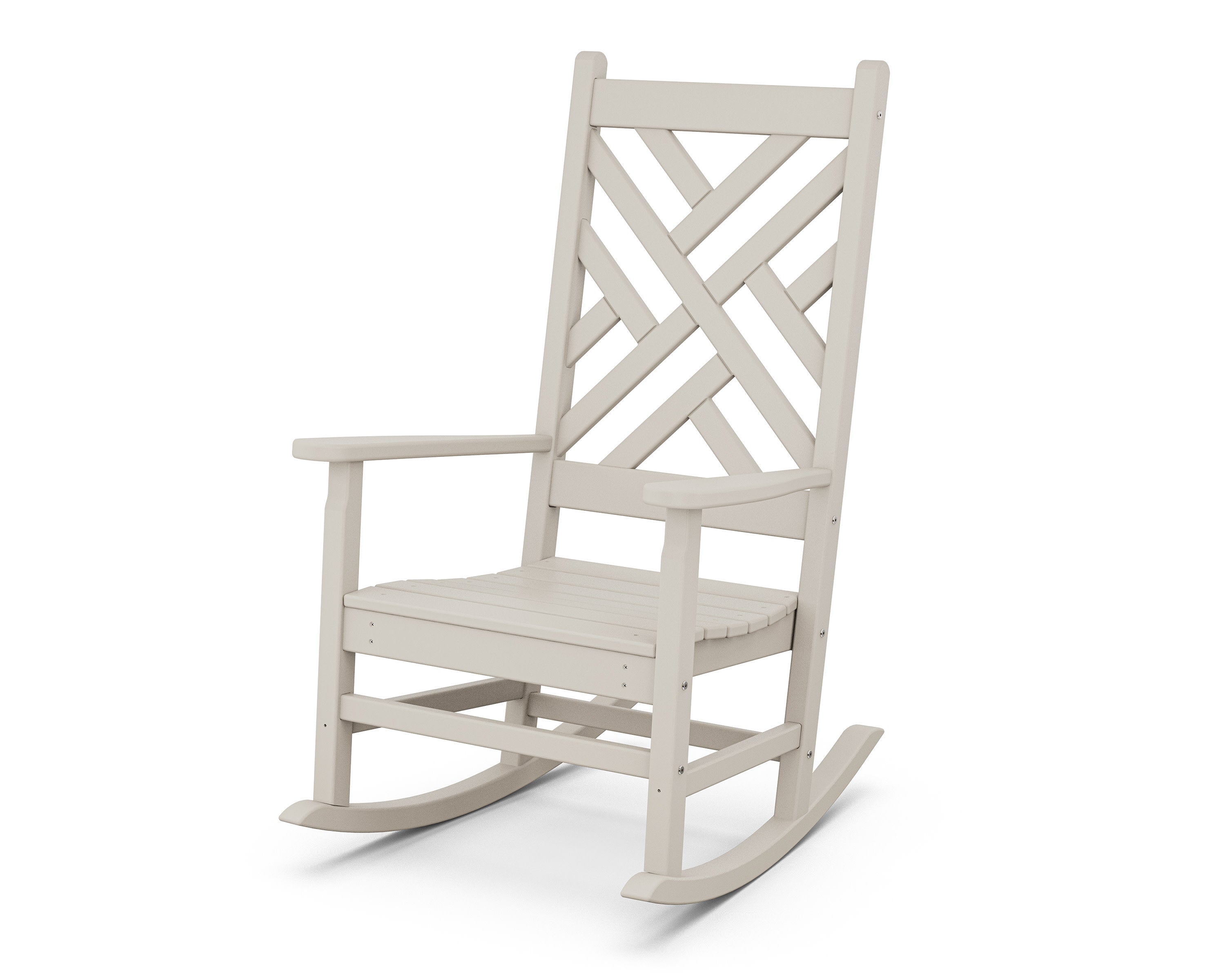 Chippendale Porch Rocking Chair in Sand