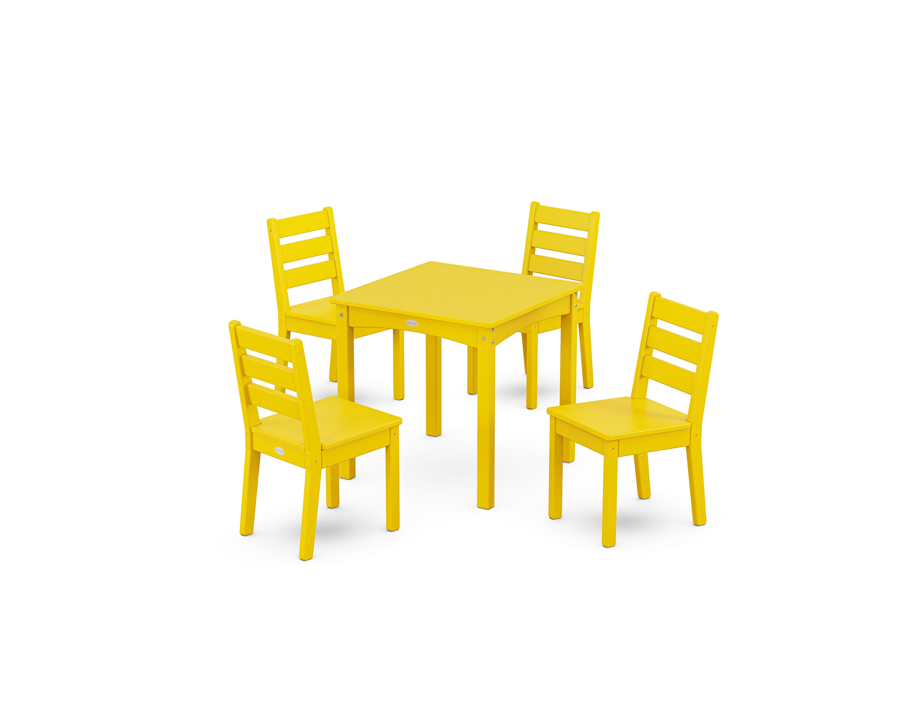 Lakeside Kids 5-Piece Dining Set in Lemon