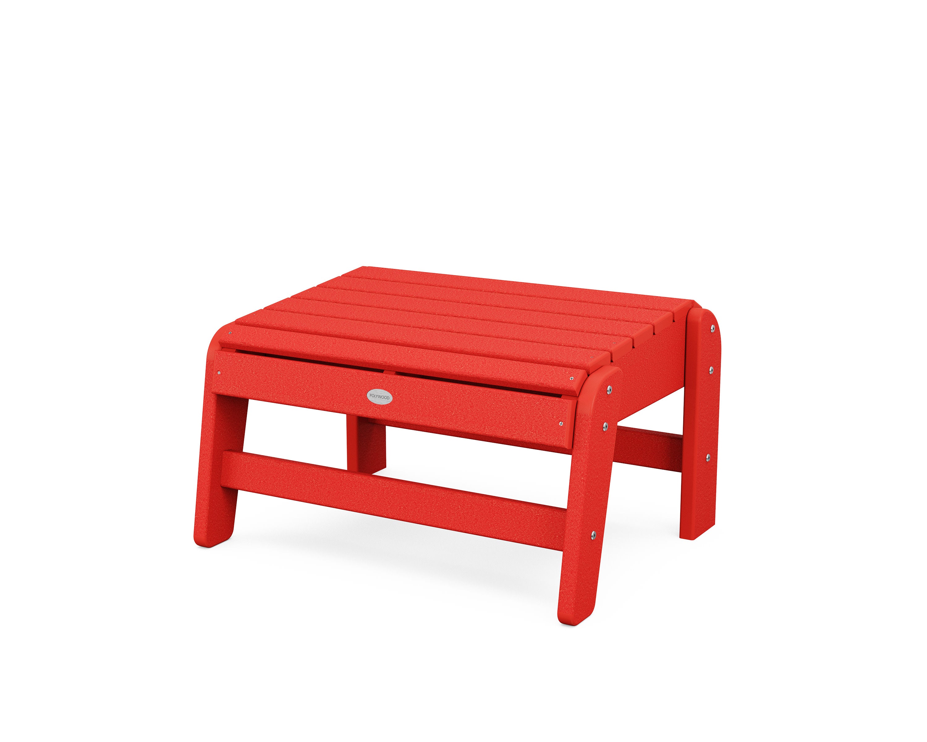 Grand Adirondack Ottoman in Sunset Red