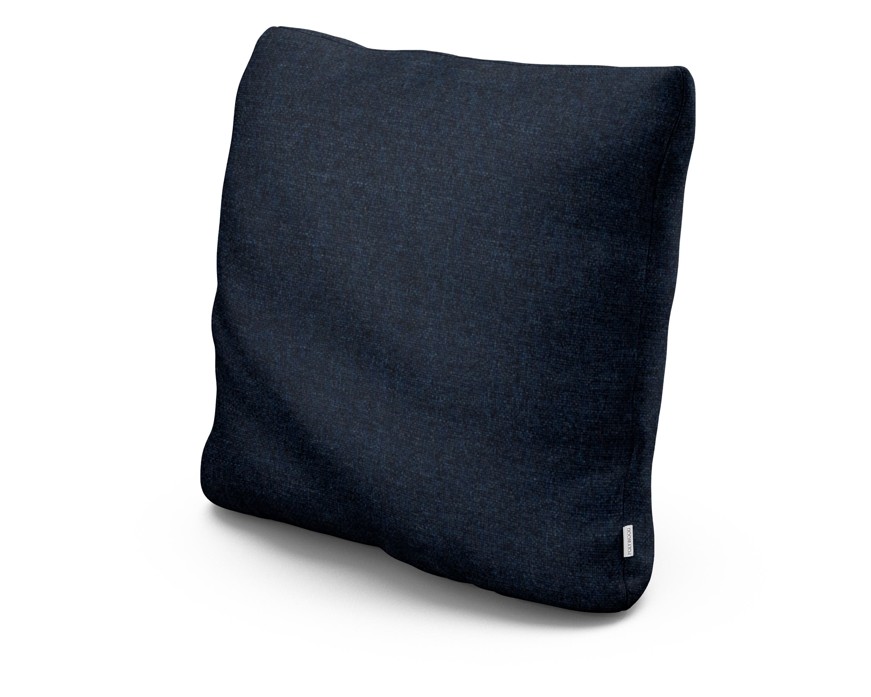 22" Outdoor Throw Pillow in Marine Indigo