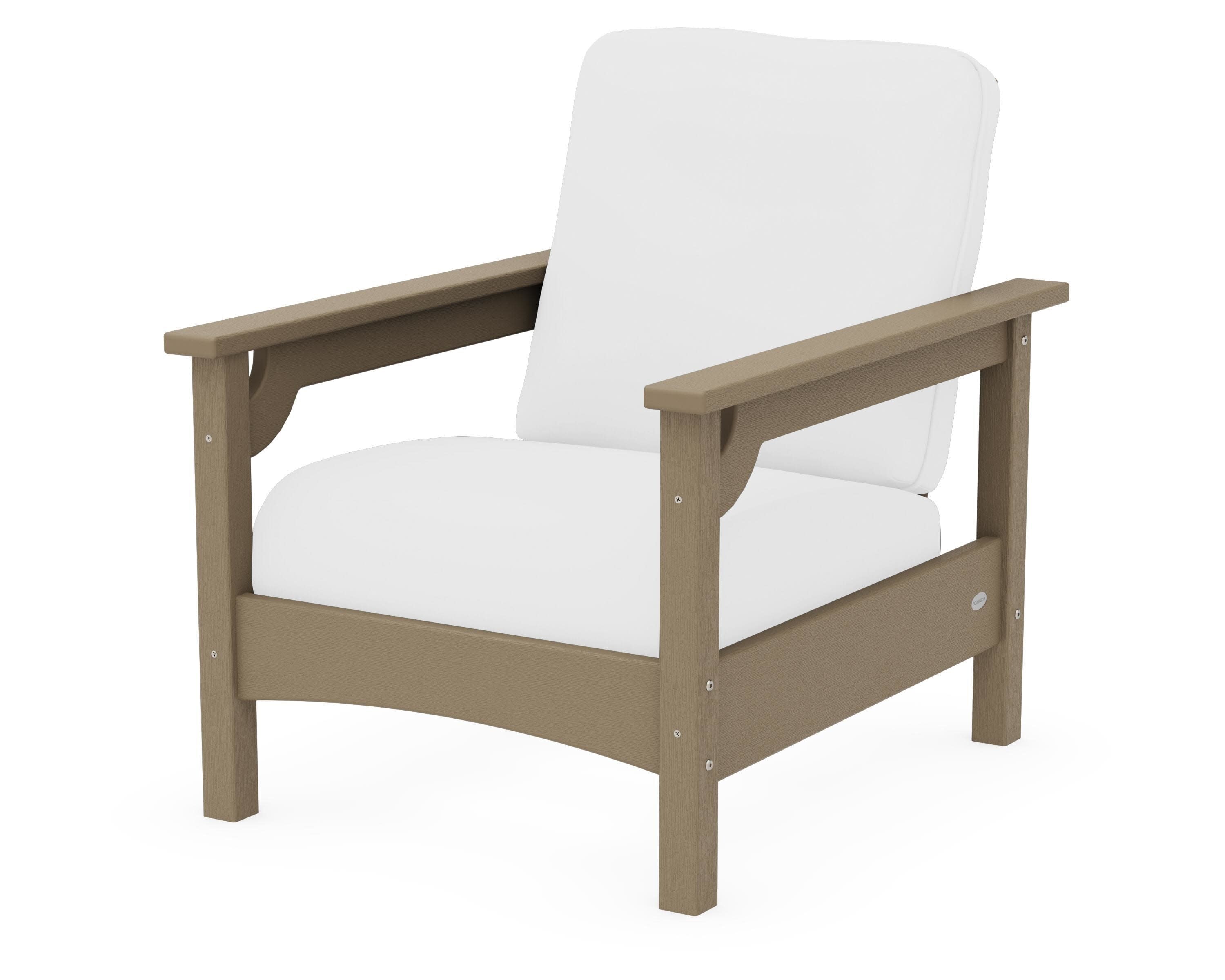 Club Chair in Vintage Sahara / Natural
