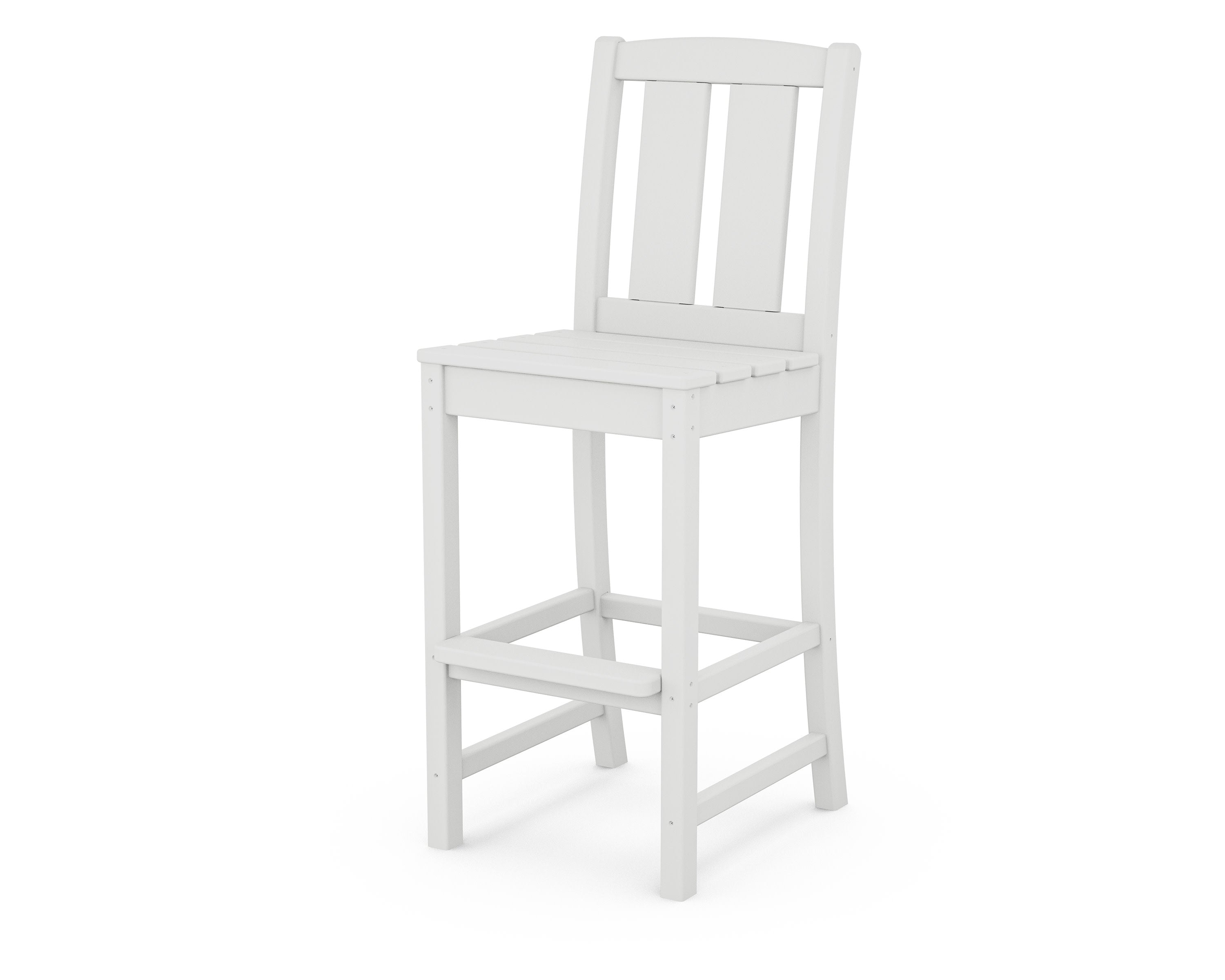 Mission Bar Side Chair in White