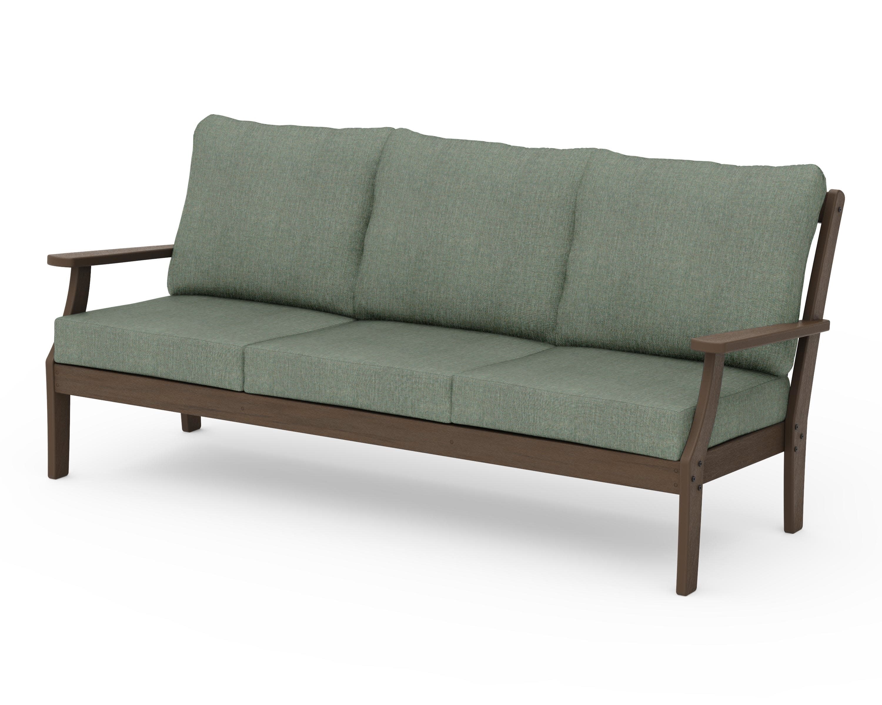 Braxton Deep Seating Sofa in Kona / Cast Sage
