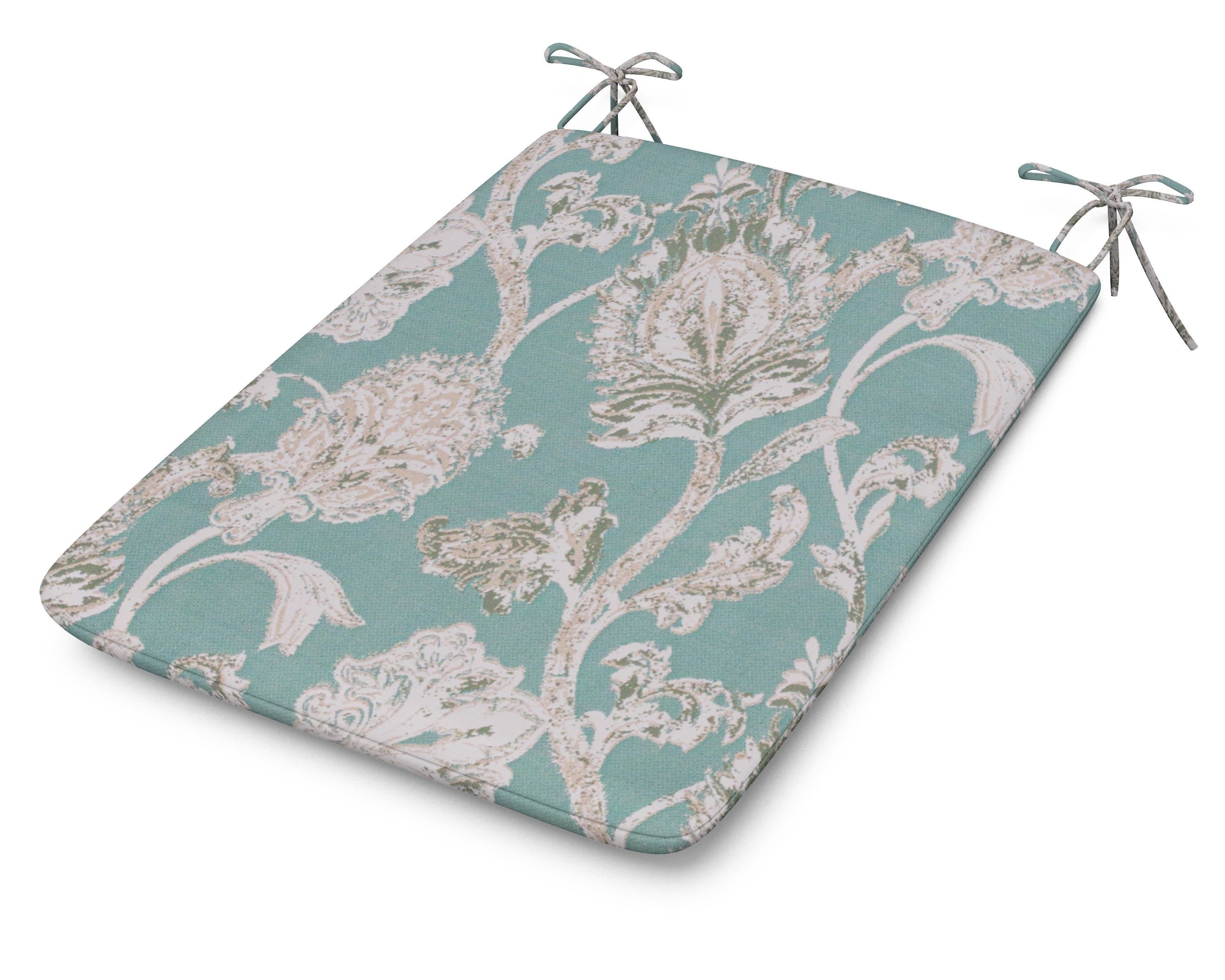 1100 Plaza Seat Pad in Botanical Gardens Spa