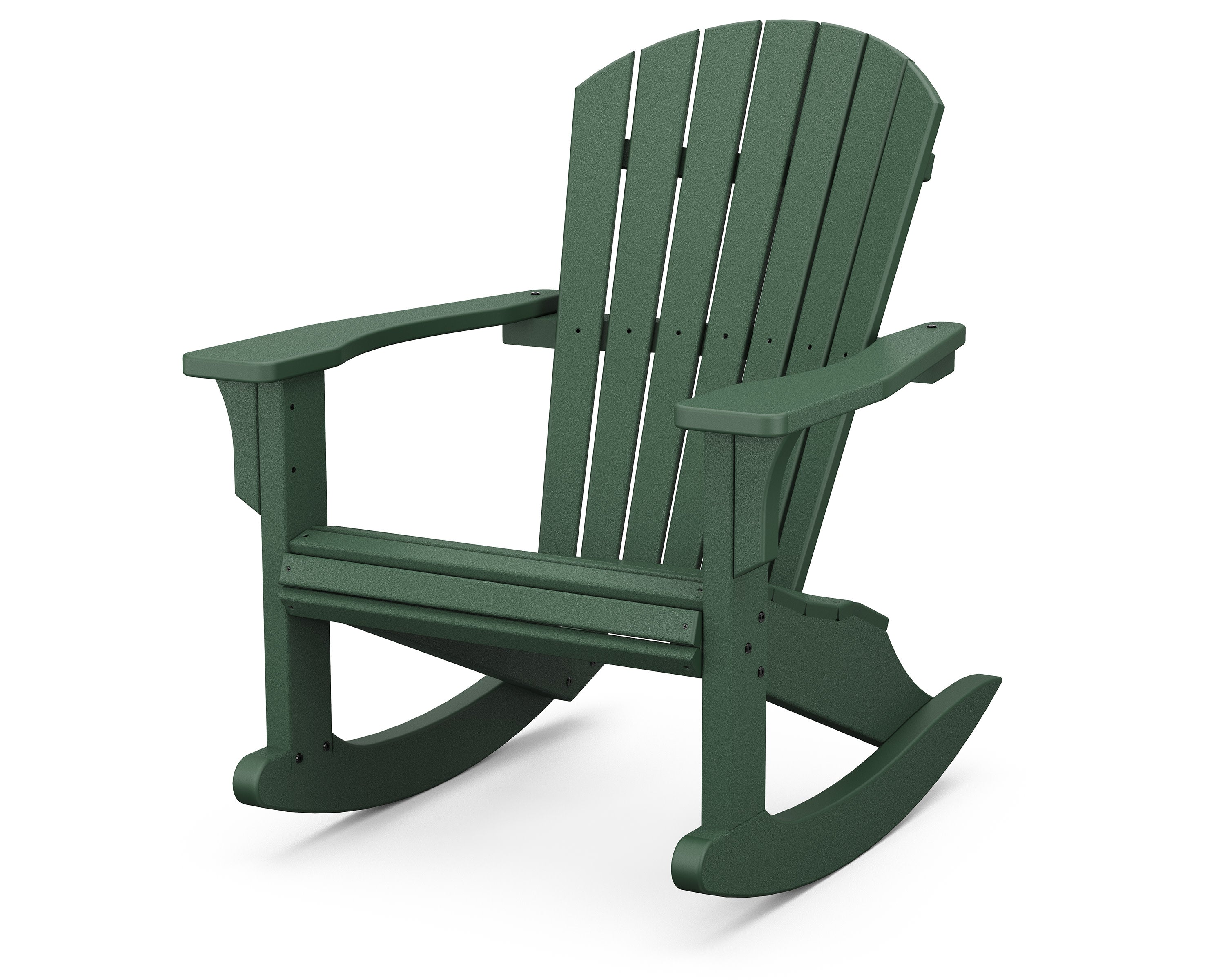 Seashell Rocking Chair in Green