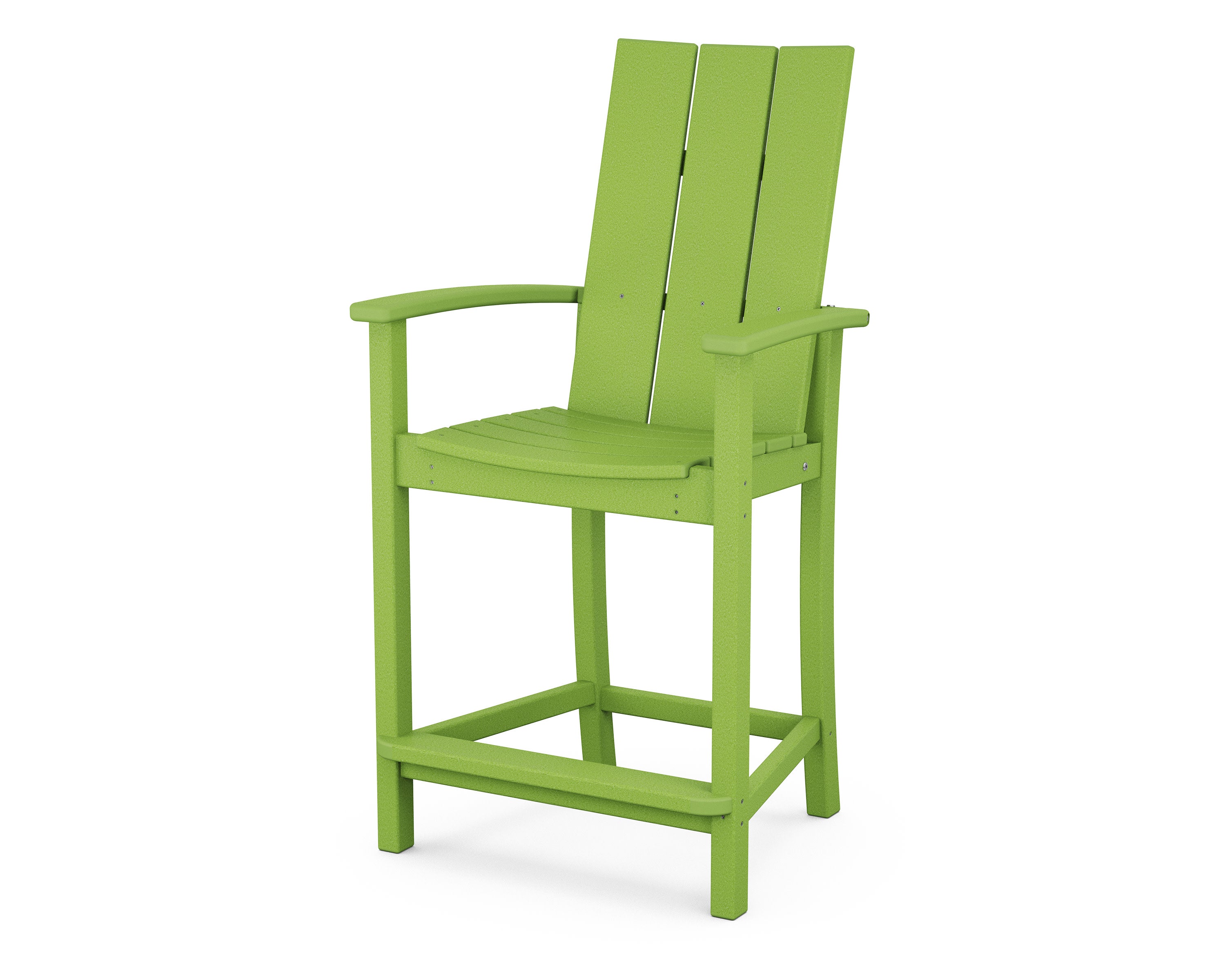 Modern Adirondack Counter Chair in Lime