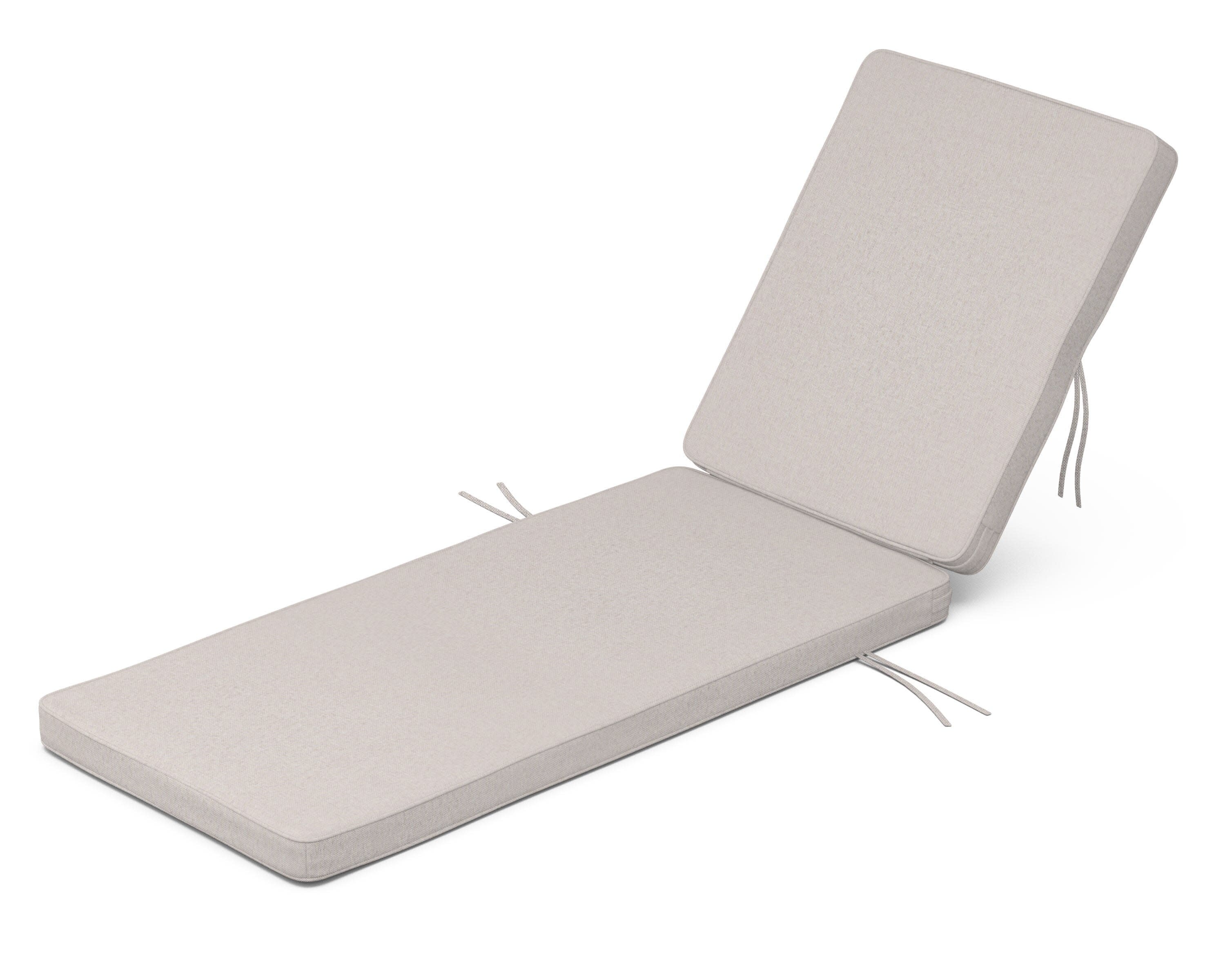 Acadia Chaise Cushion in Dune Burlap