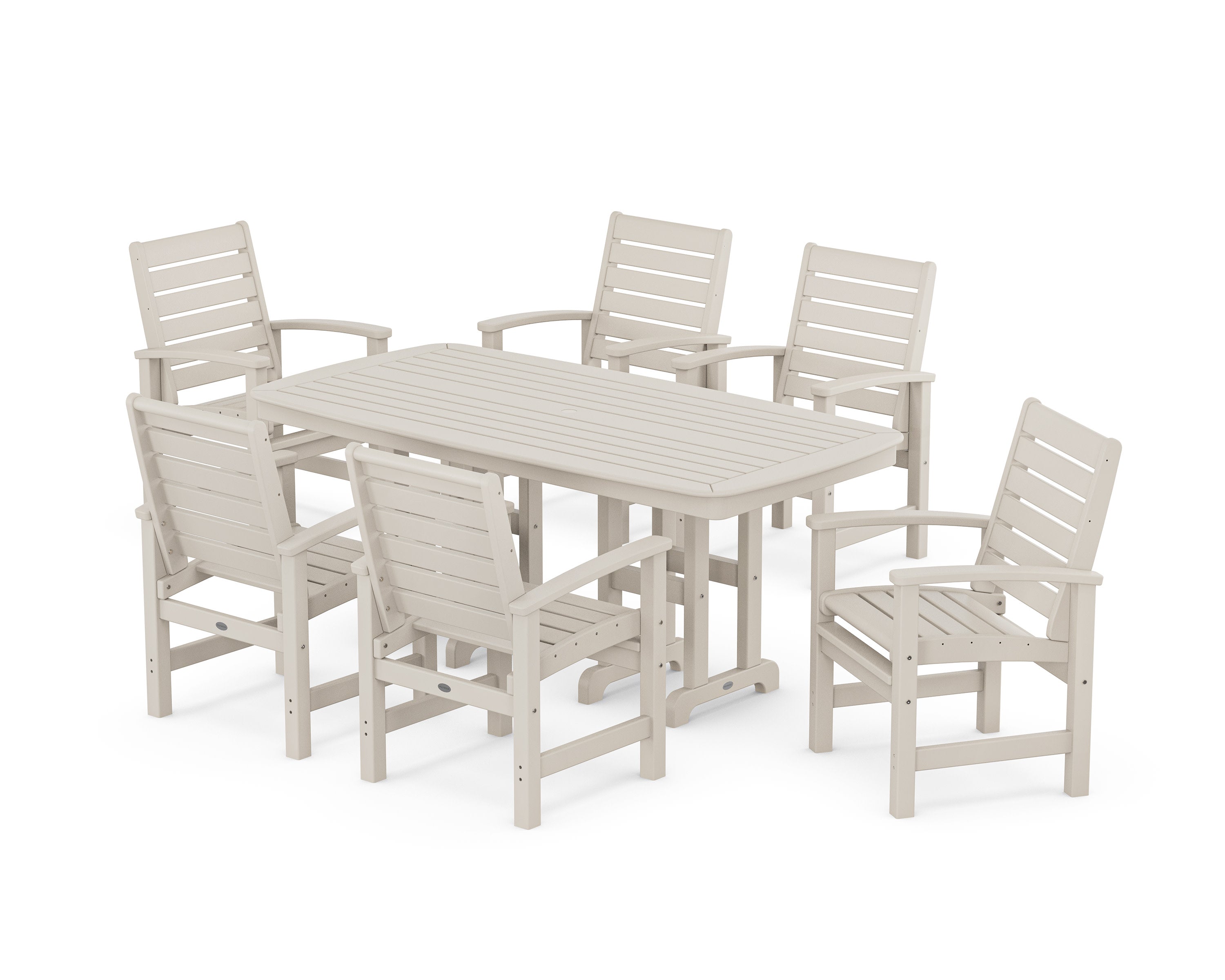 Signature 7-Piece Dining Set in Sand