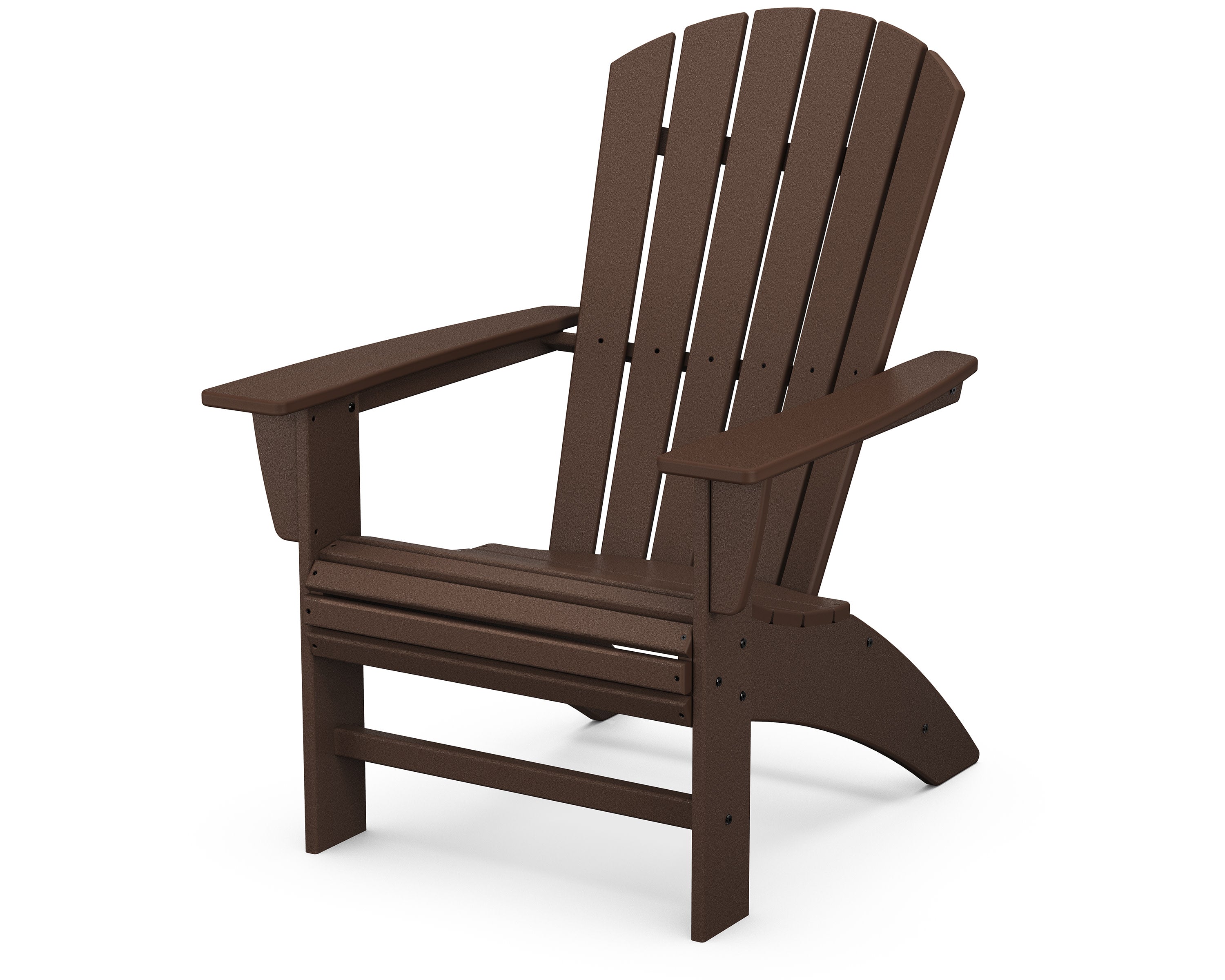 Nautical Curveback Adirondack Chair in Mahogany