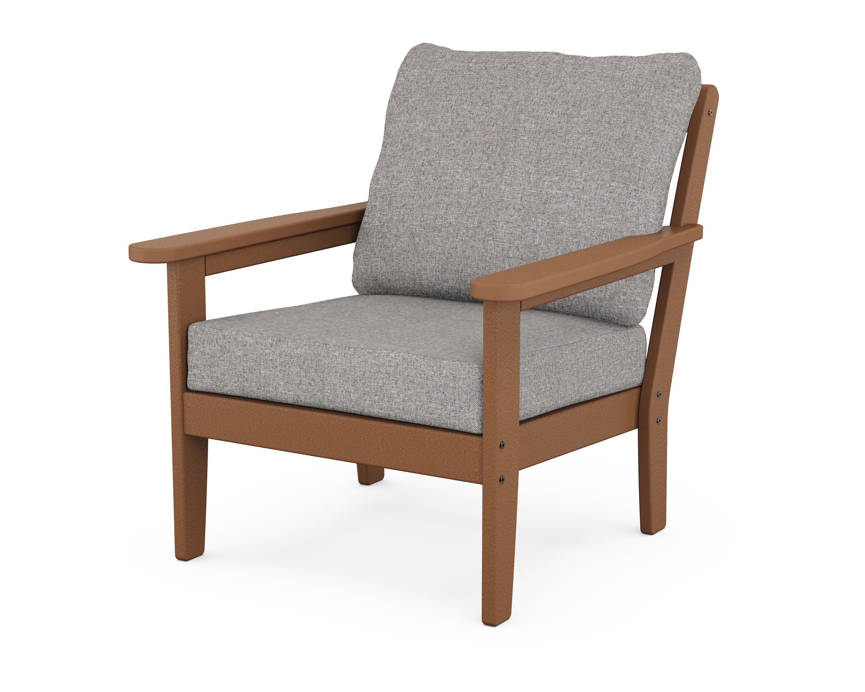 Cottage Deep Seating Chair in Teak / Grey Mist