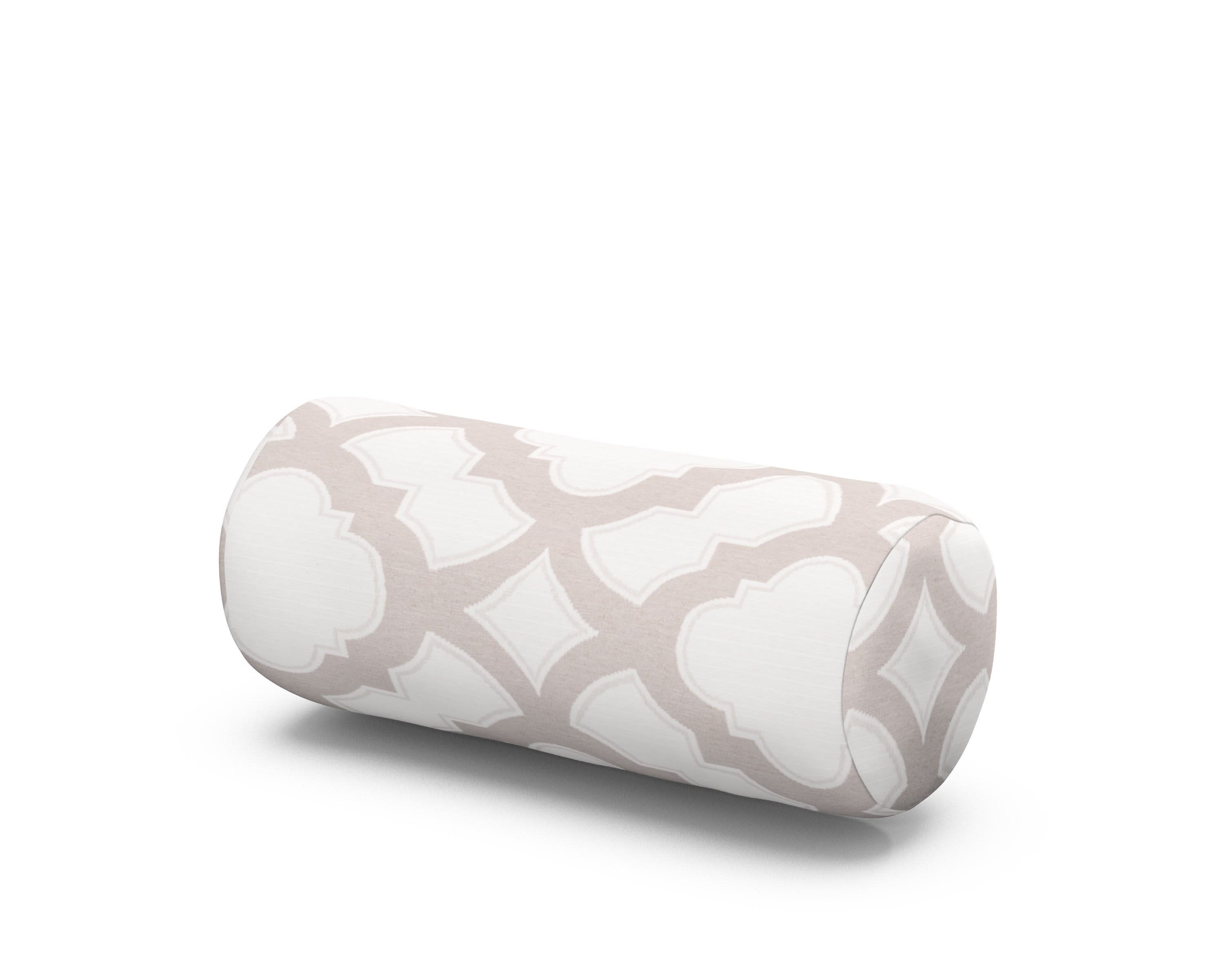 Headrest Pillow - One Strap in Trellis Dune Burlap