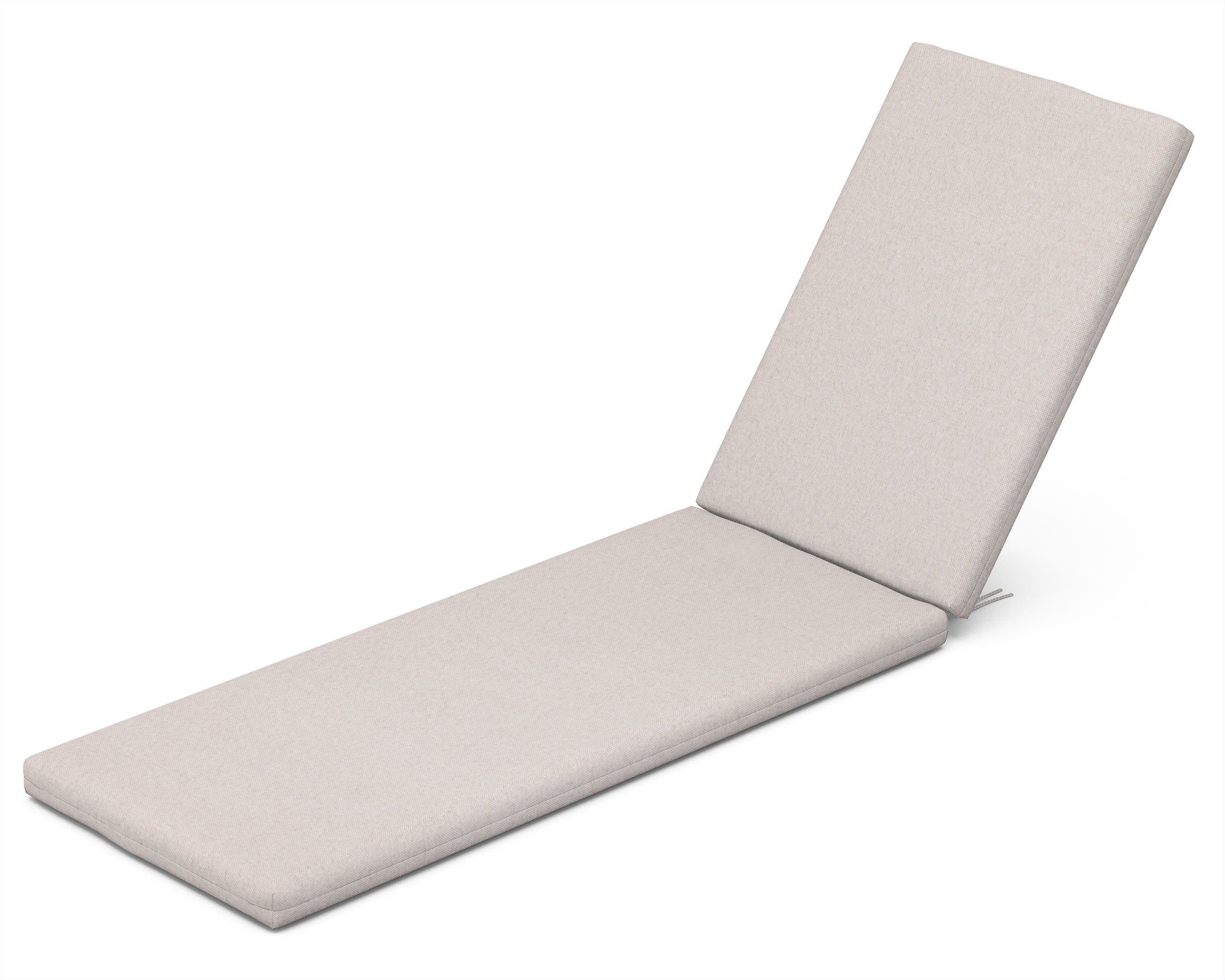 Chaise Seat/Back Pad in Dune Burlap