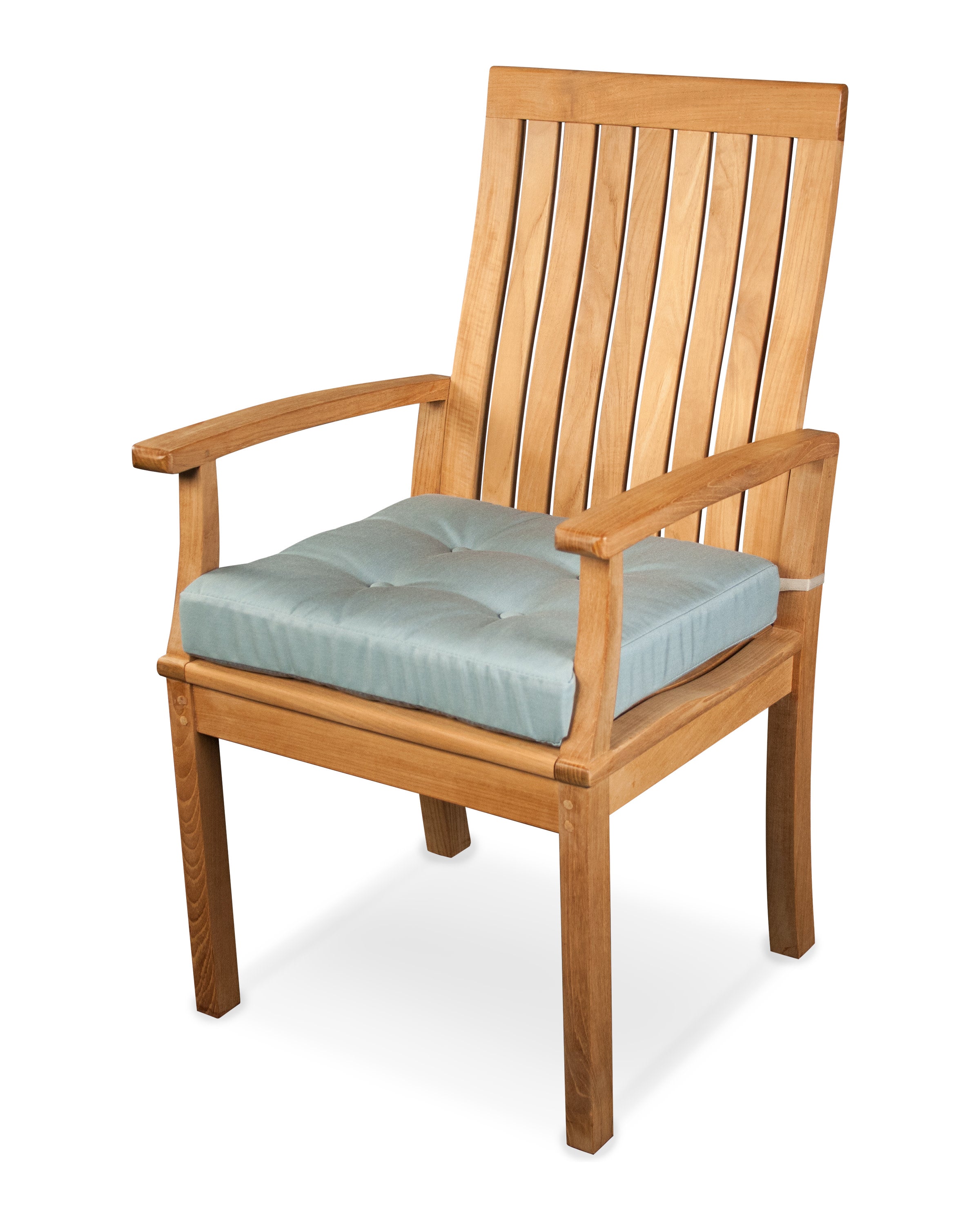 Ateeva Luxe 21" x 19" Outdoor Seat Cushion by POLYWOOD in Spa