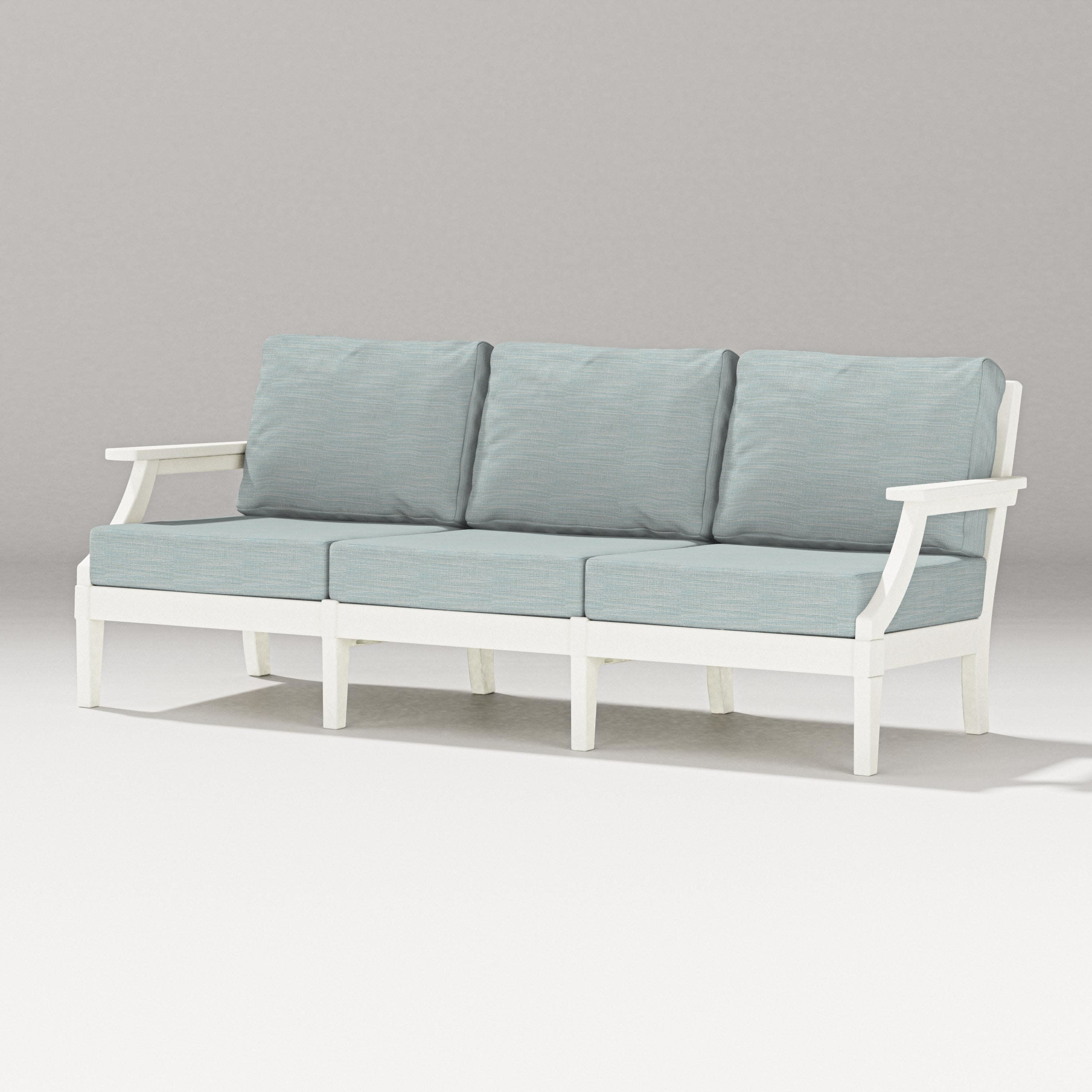 Estate Sofa in Vintage White / Soothe Mist