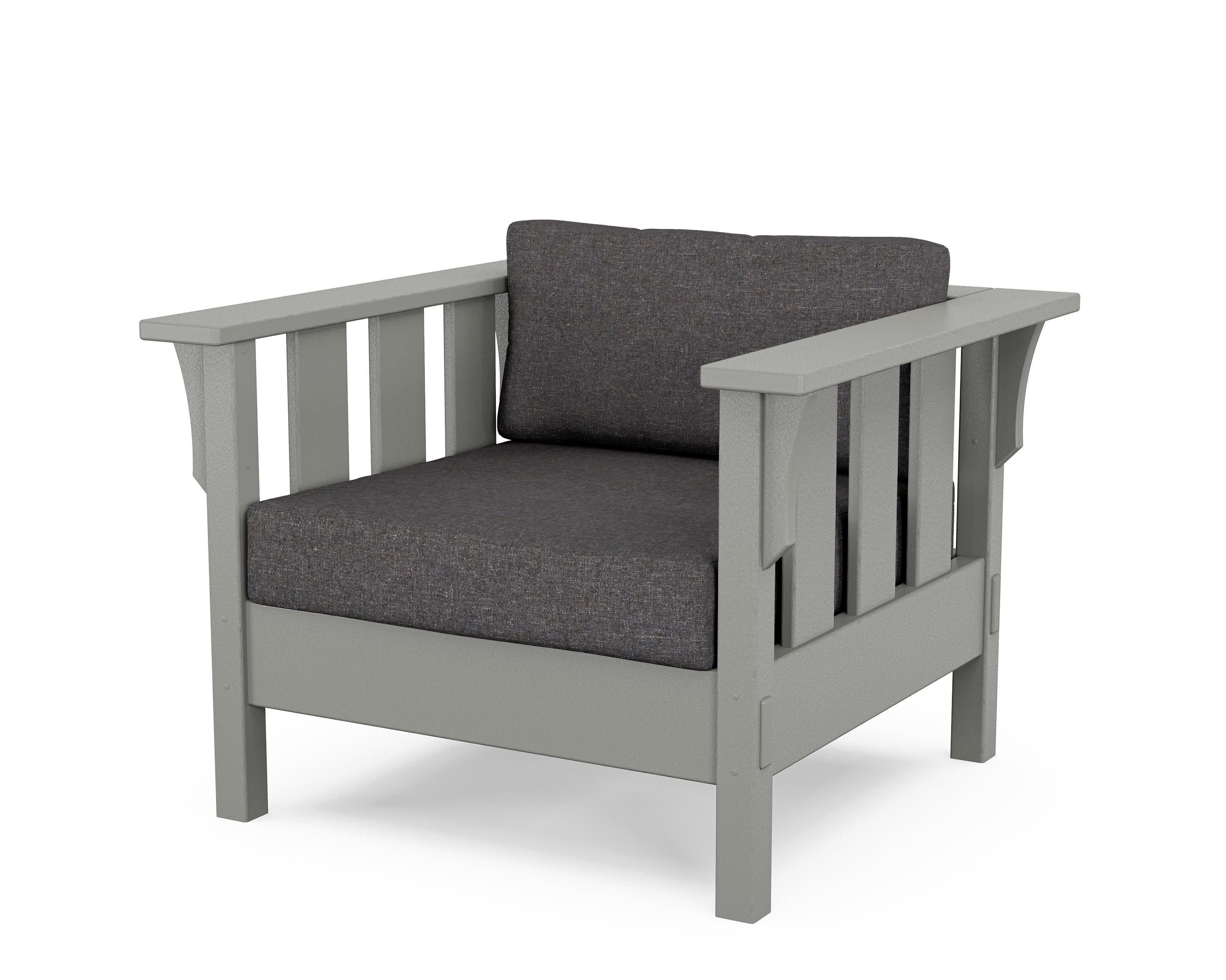 Acadia Deep Seating Chair in Slate Grey / Ash Charcoal