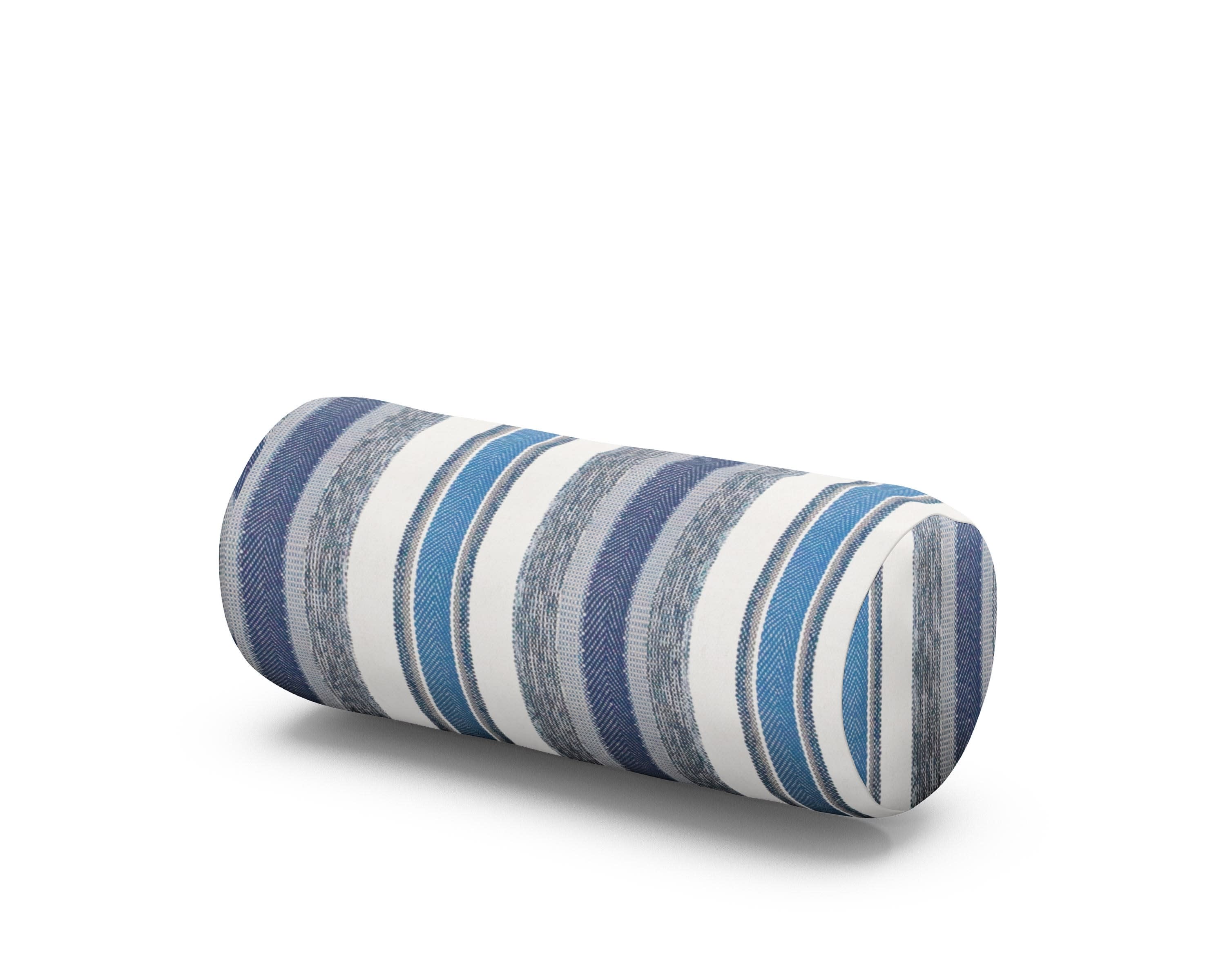 Outdoor Bolster Pillow in Hamptons Stripe