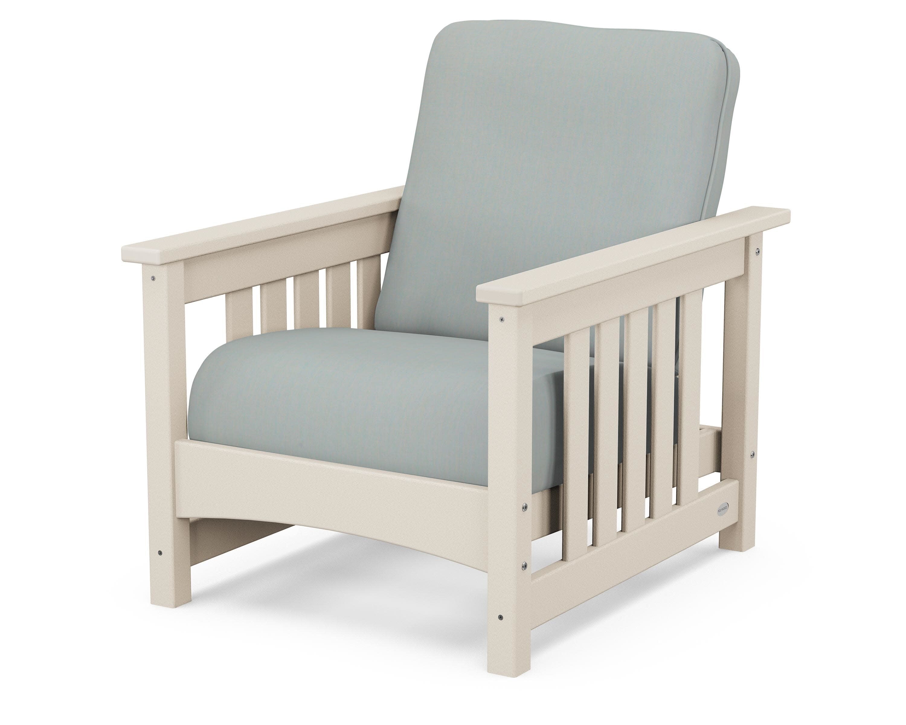 Club Mission Chair in Sand / Spa