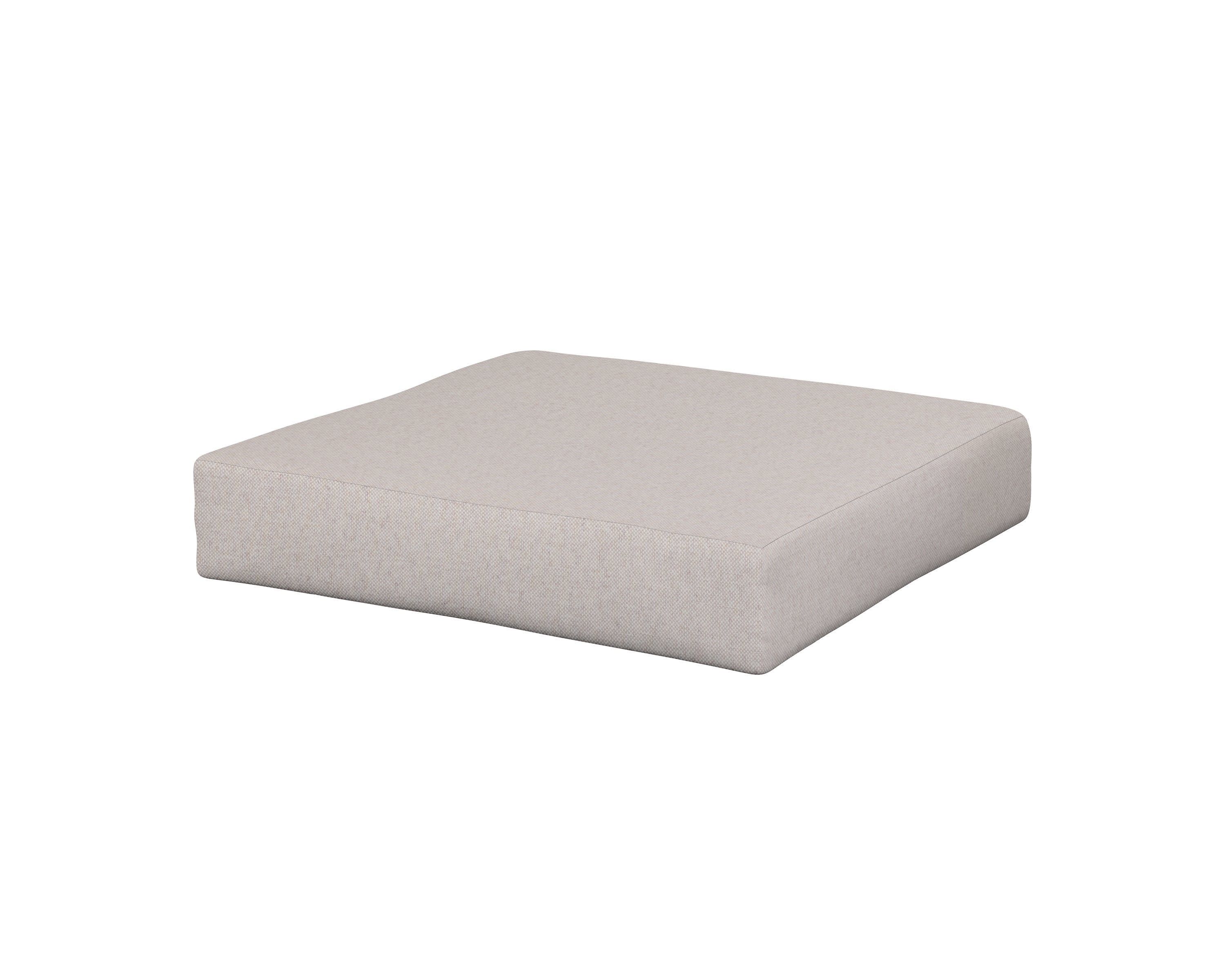 Prescott Ottoman Cushion in Dune Burlap