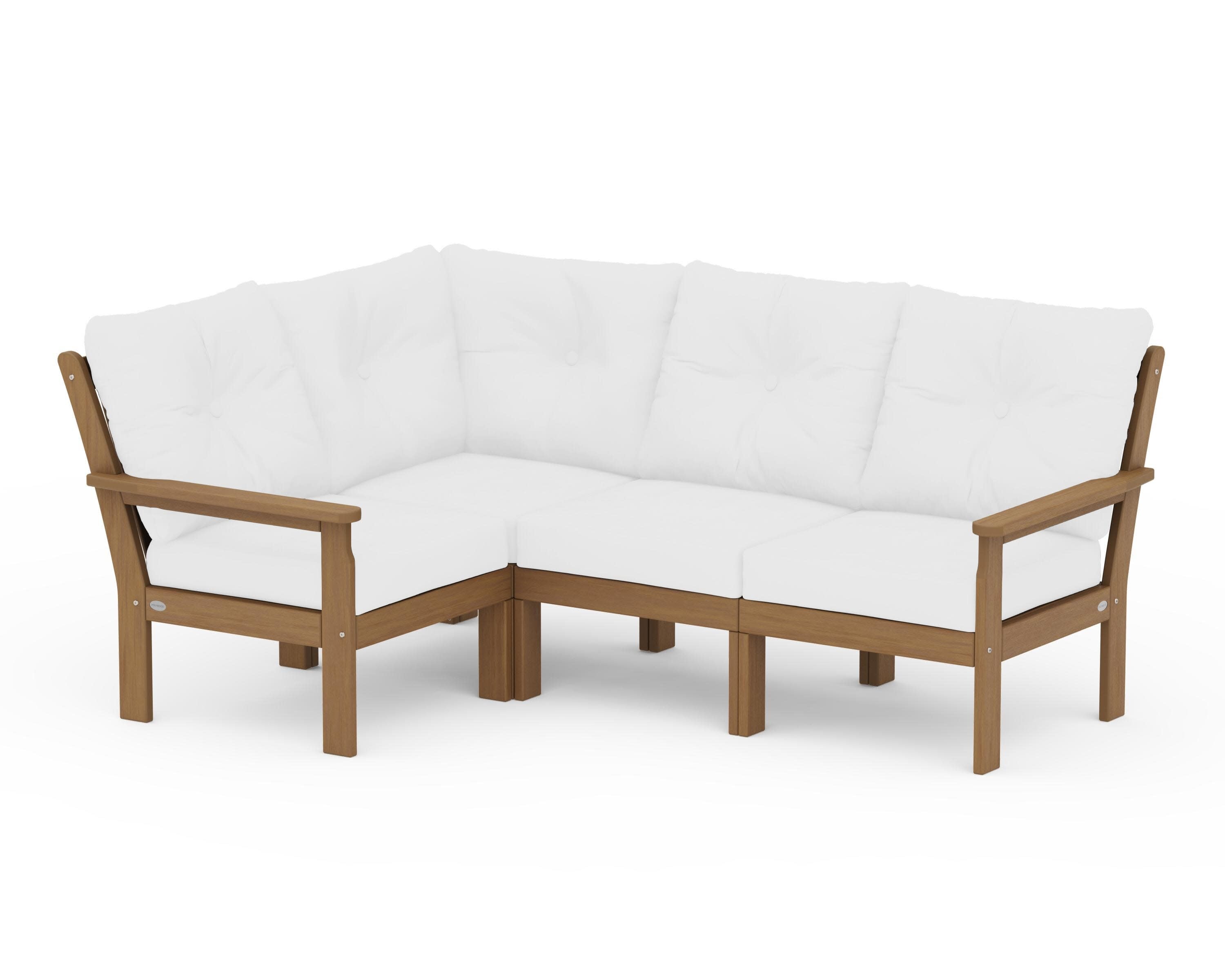 Vineyard 4-Piece Sectional in Natural / Natural