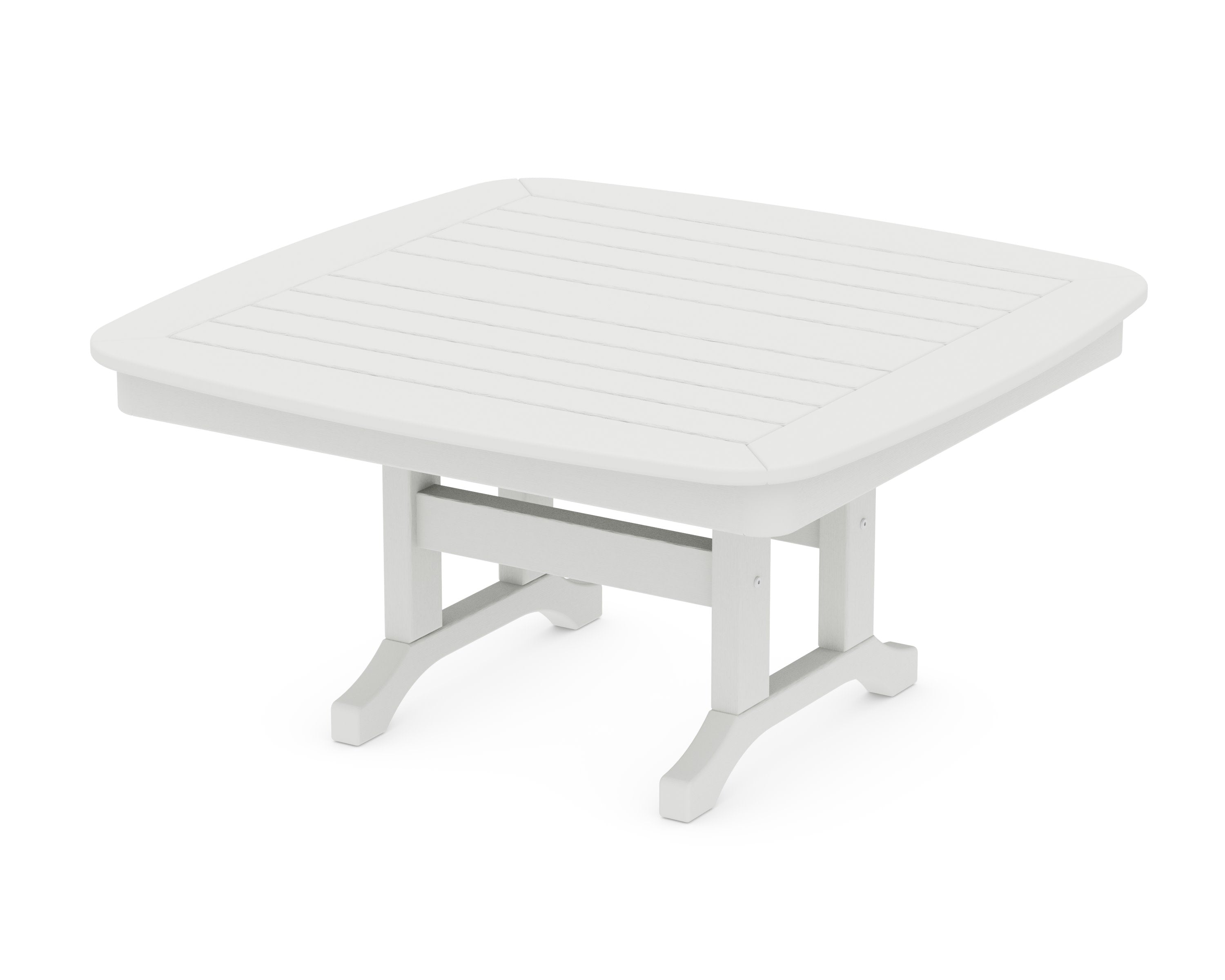 Nautical 37" Conversation Table in Vintage White