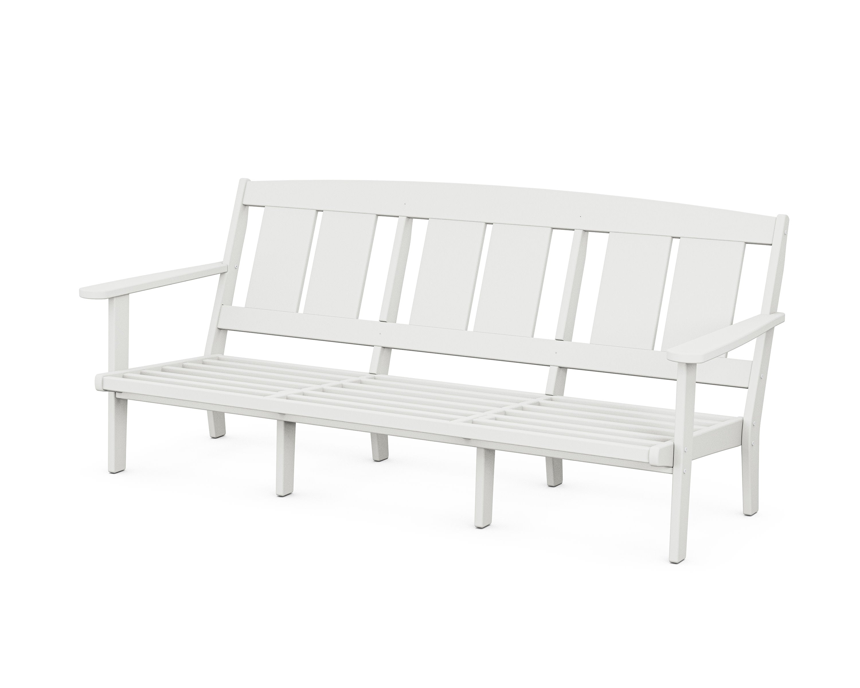 Mission Deep Seating Sofa Frame in White
