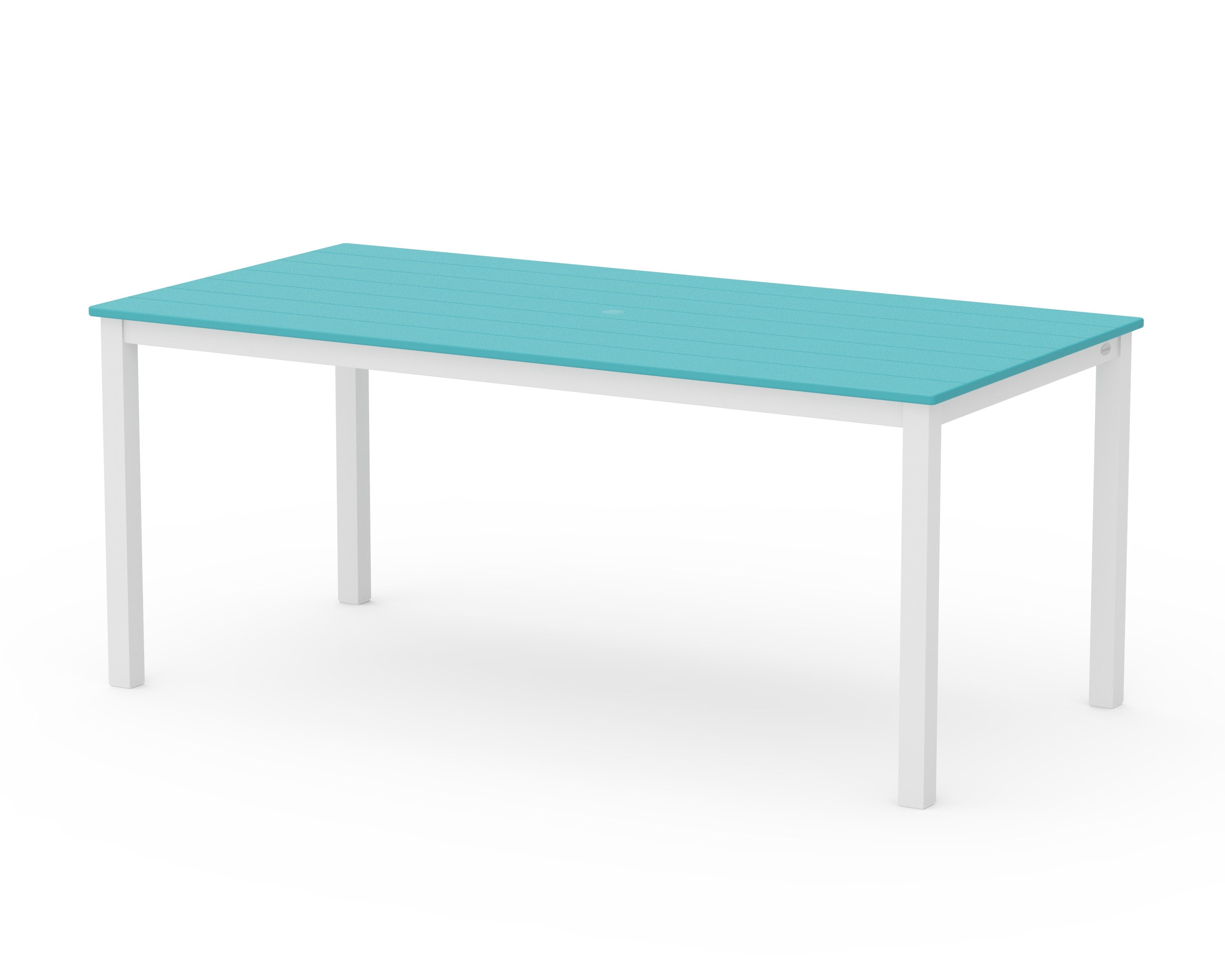 Main Street 36" x 72" Dining Table in White / Aruba