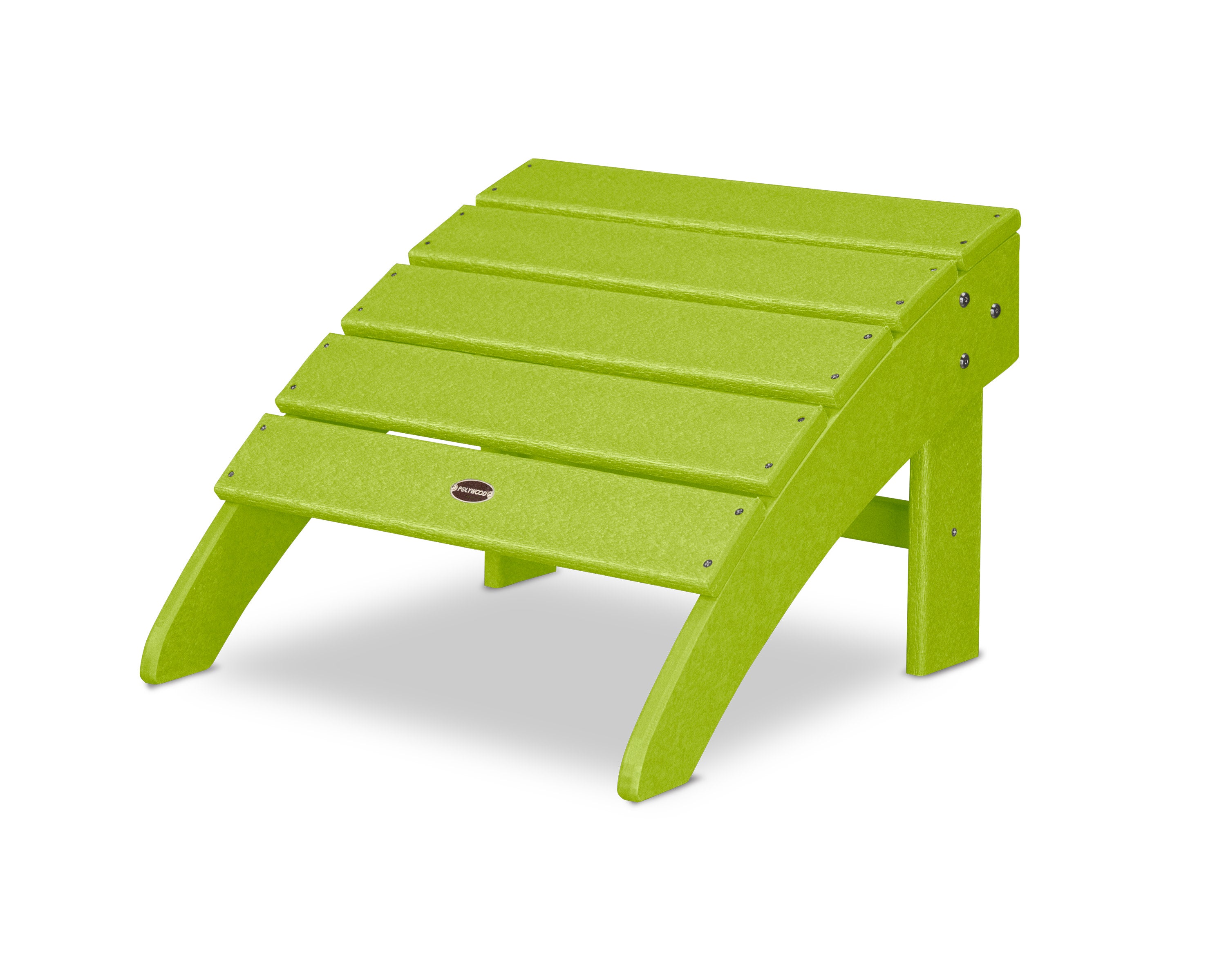 Palm Coast Ottoman in Lime