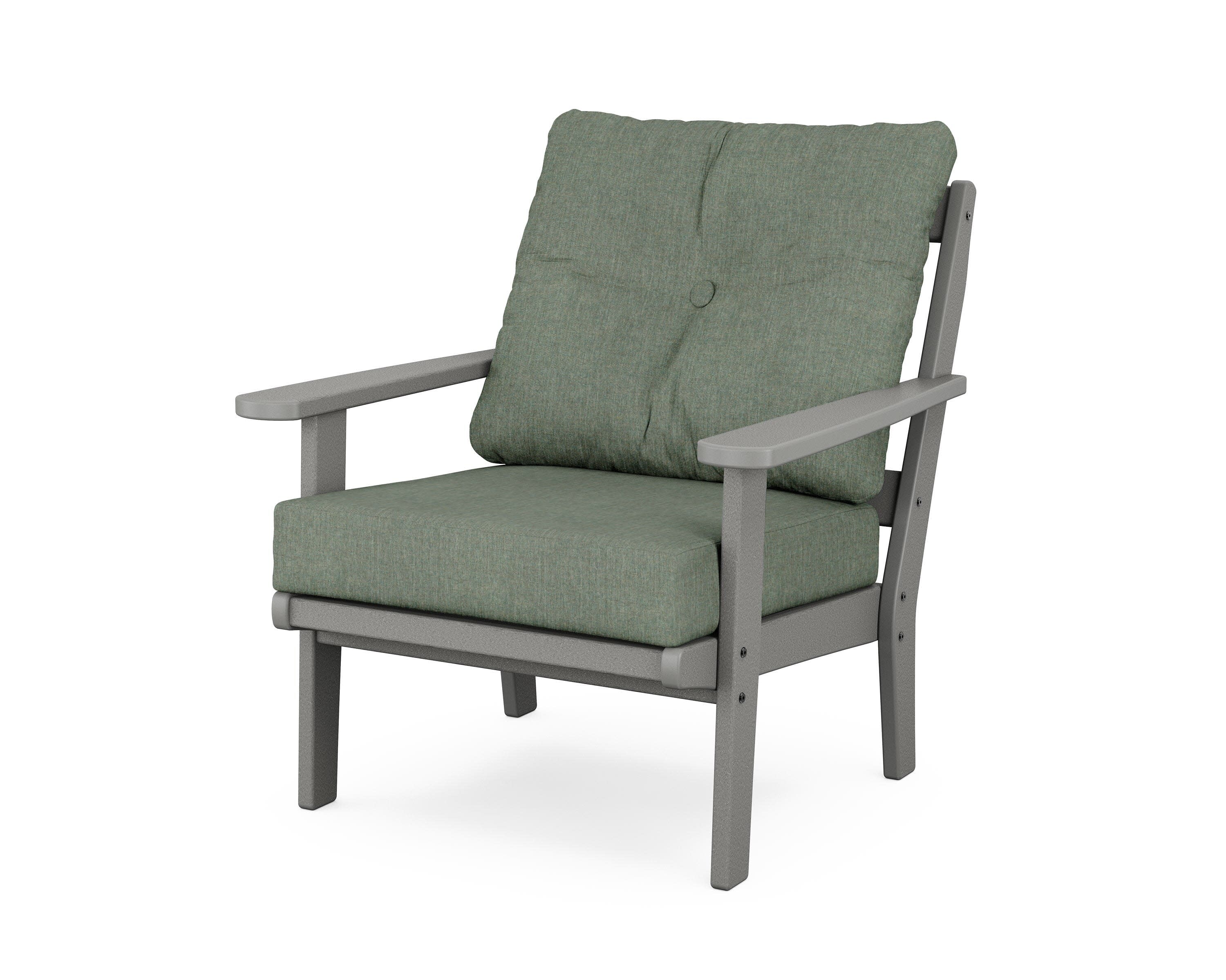 Mission Deep Seating Chair in Slate Grey / Cast Sage