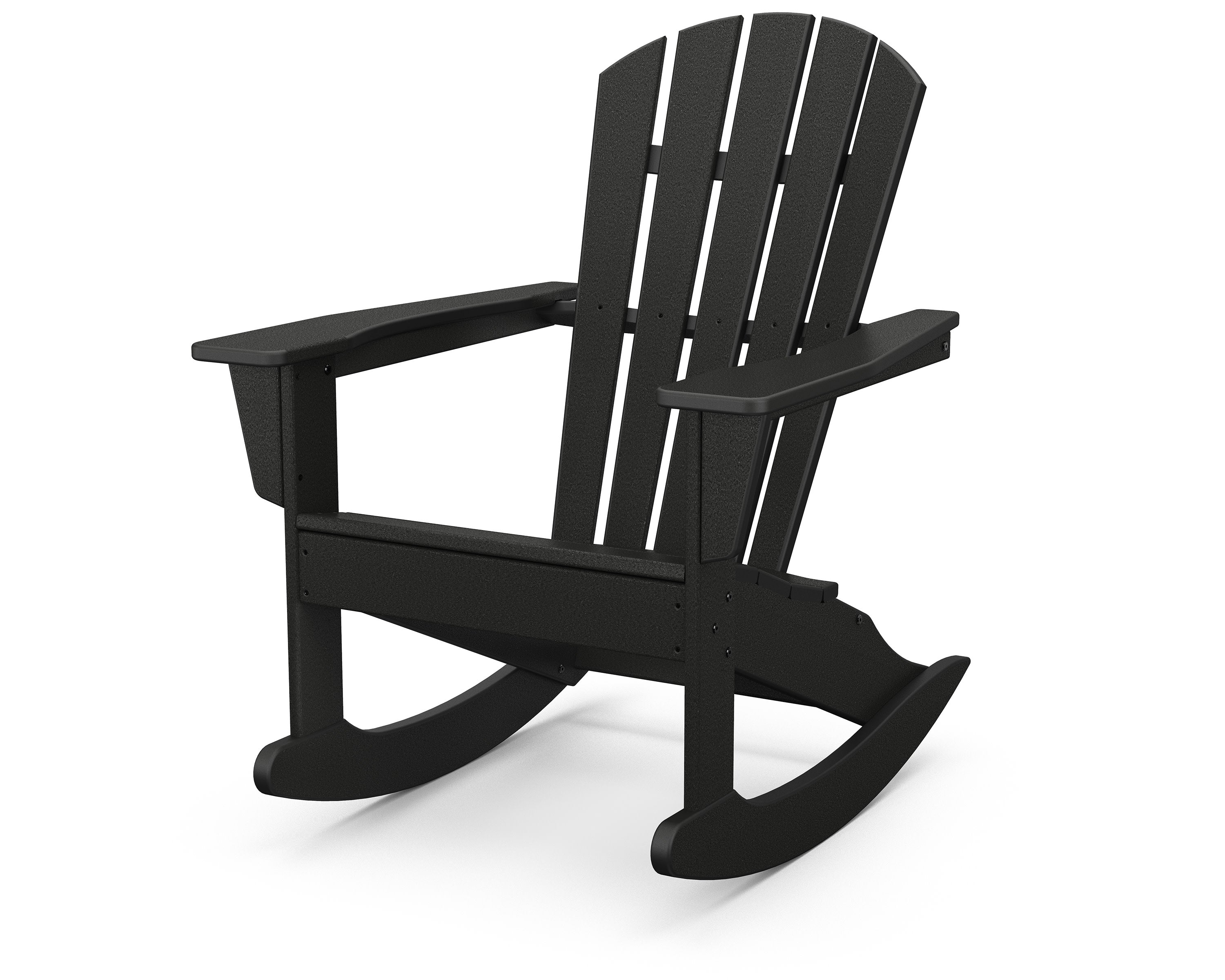 Palm Coast Adirondack Rocking Chair in Black