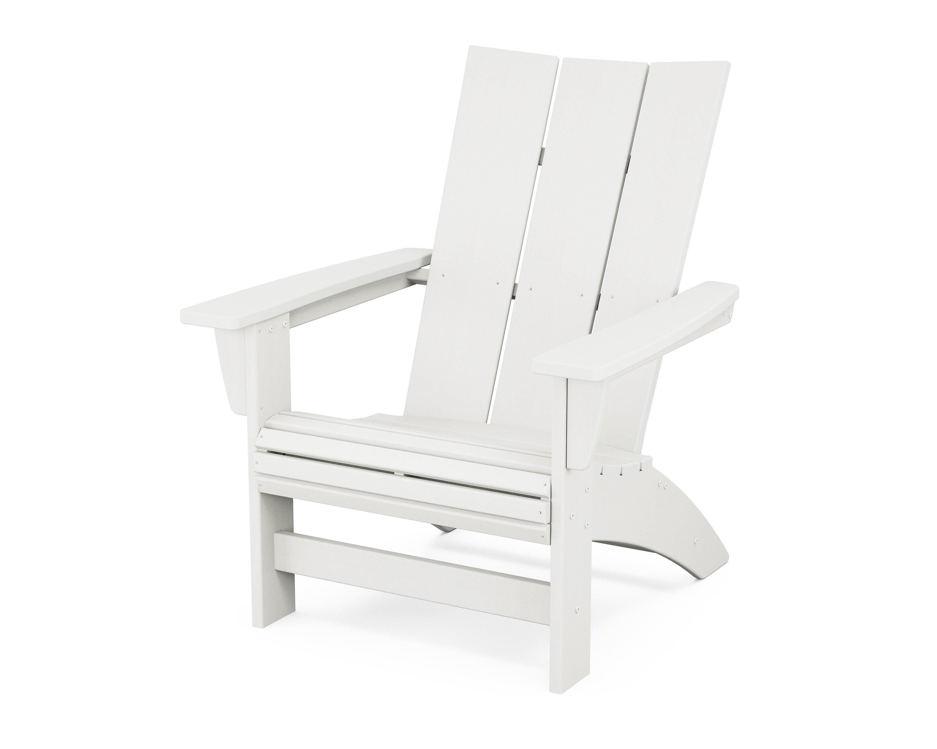Modern Grand Adirondack Chair in Vintage White