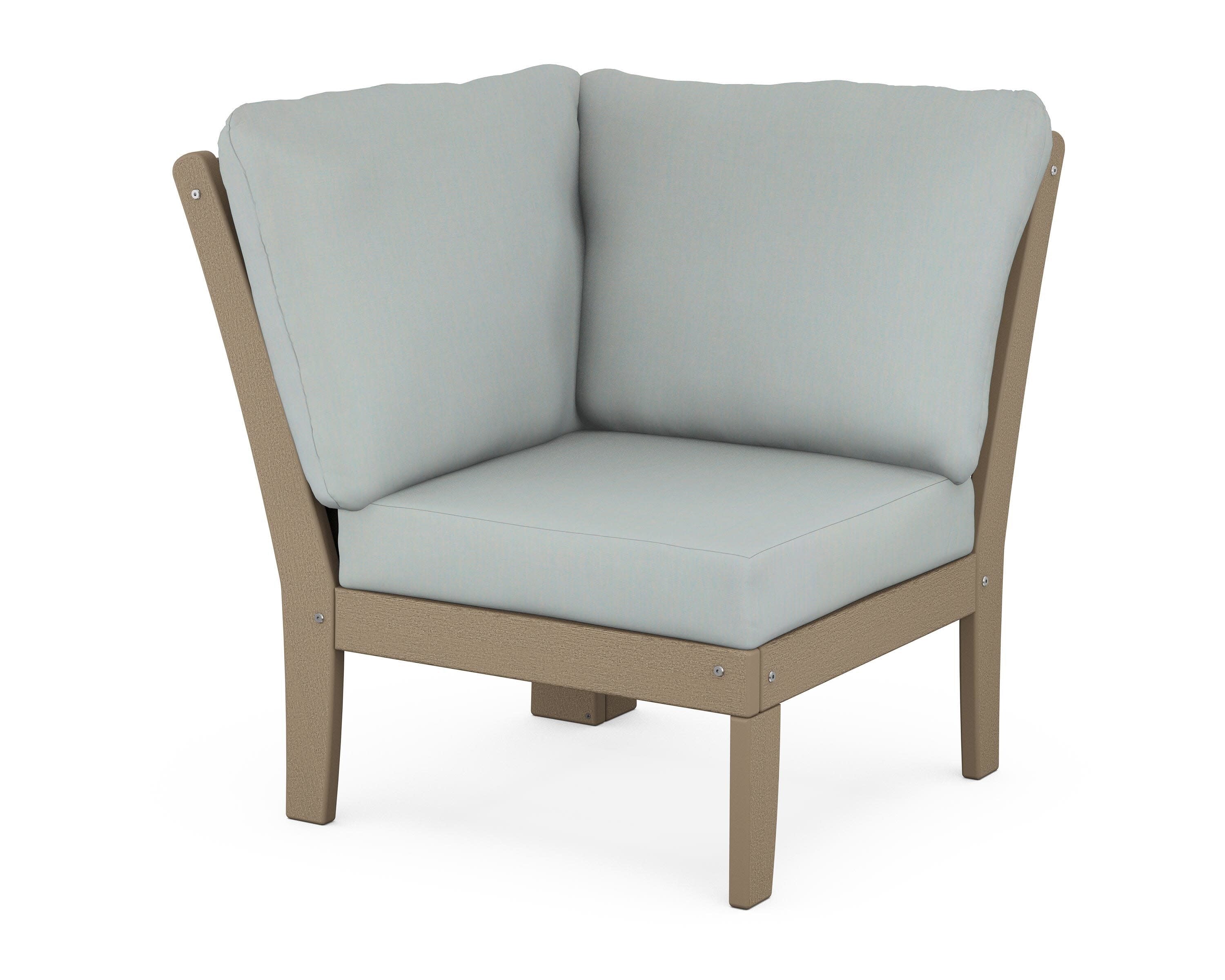 Braxton Modular Corner Chair in Vintage Sahara / Spa