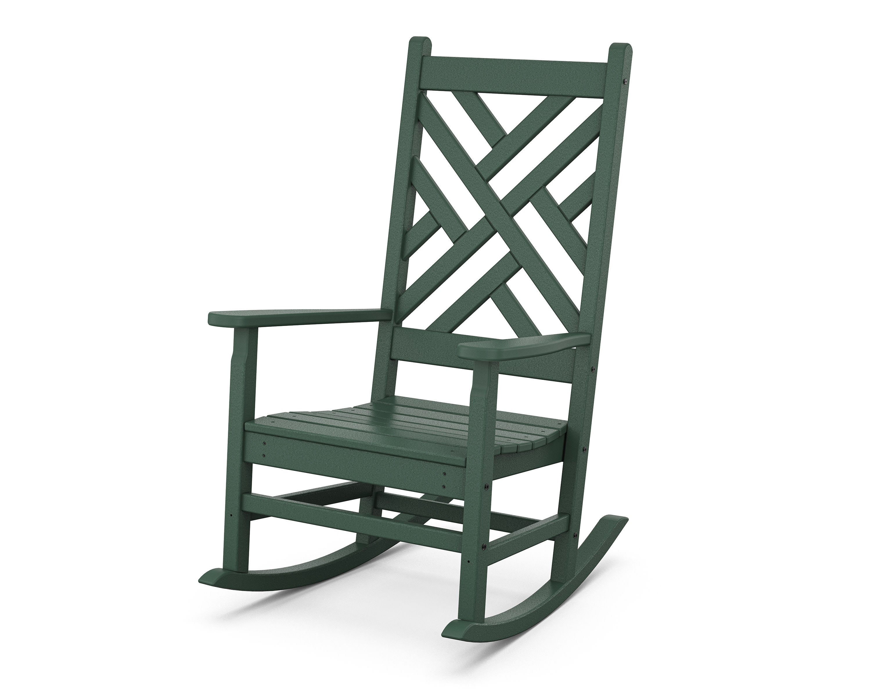 Chippendale Porch Rocking Chair in Green