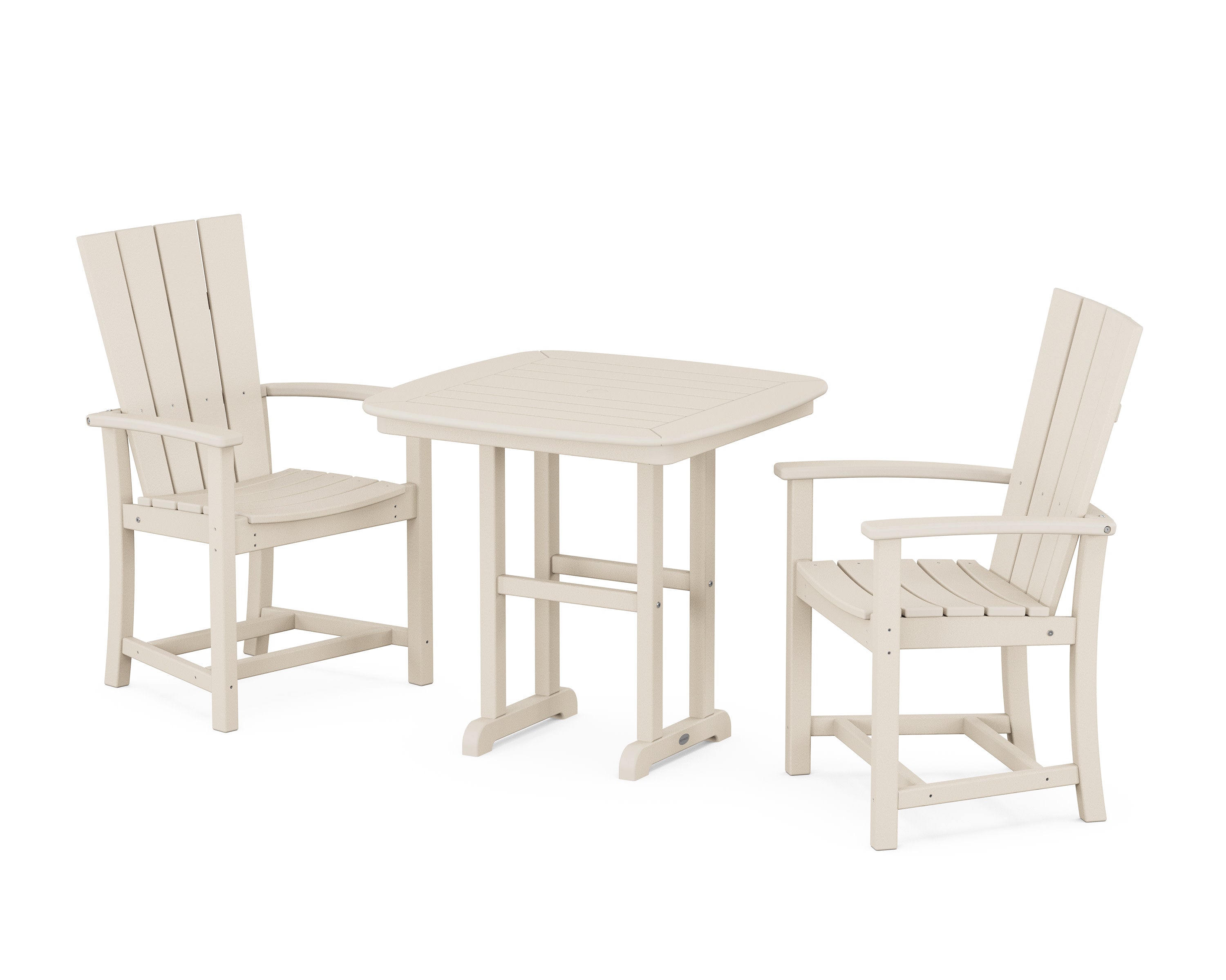 Quattro 3-Piece Dining Set in Sand