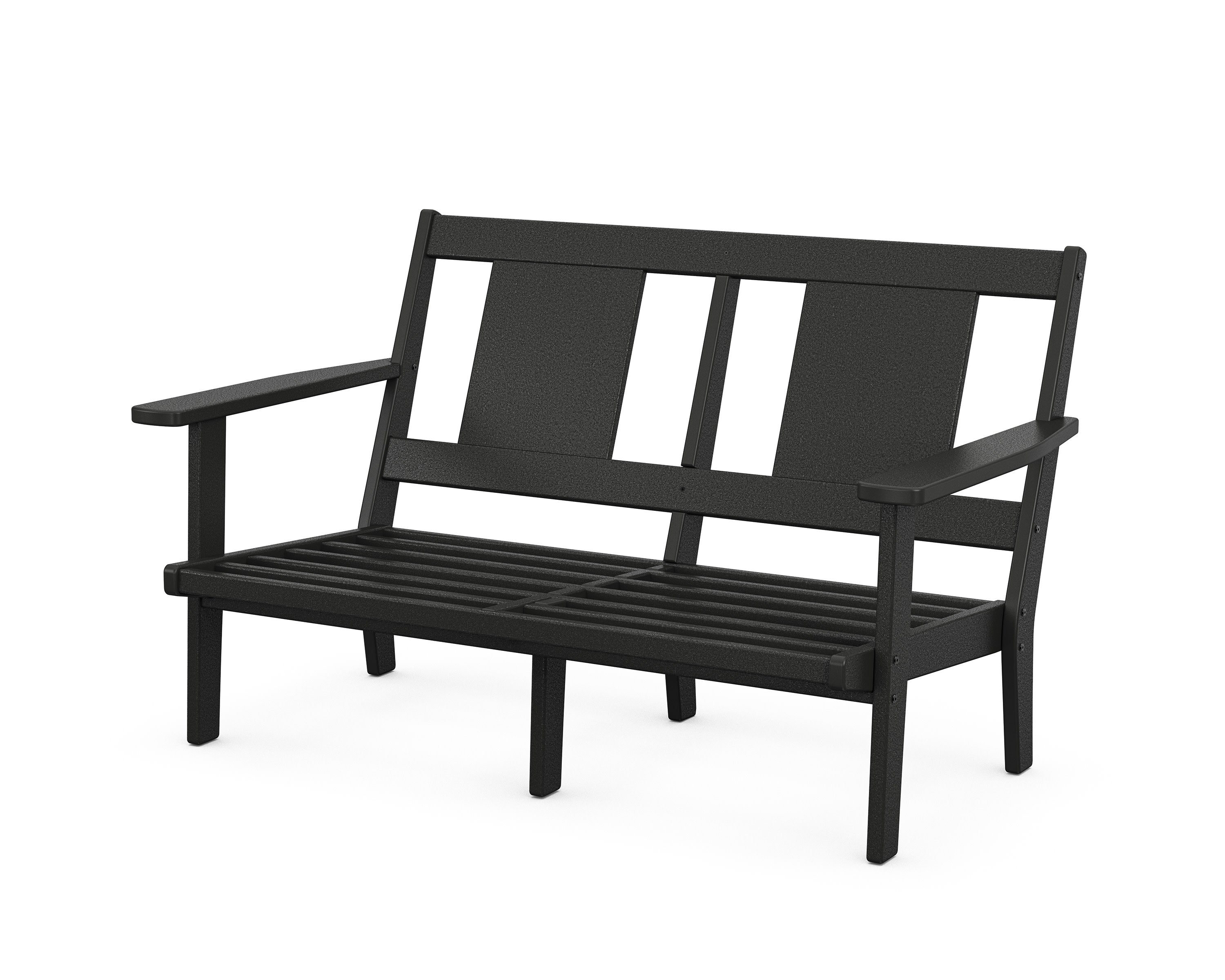 Prairie Deep Seating Loveseat Frame in Black