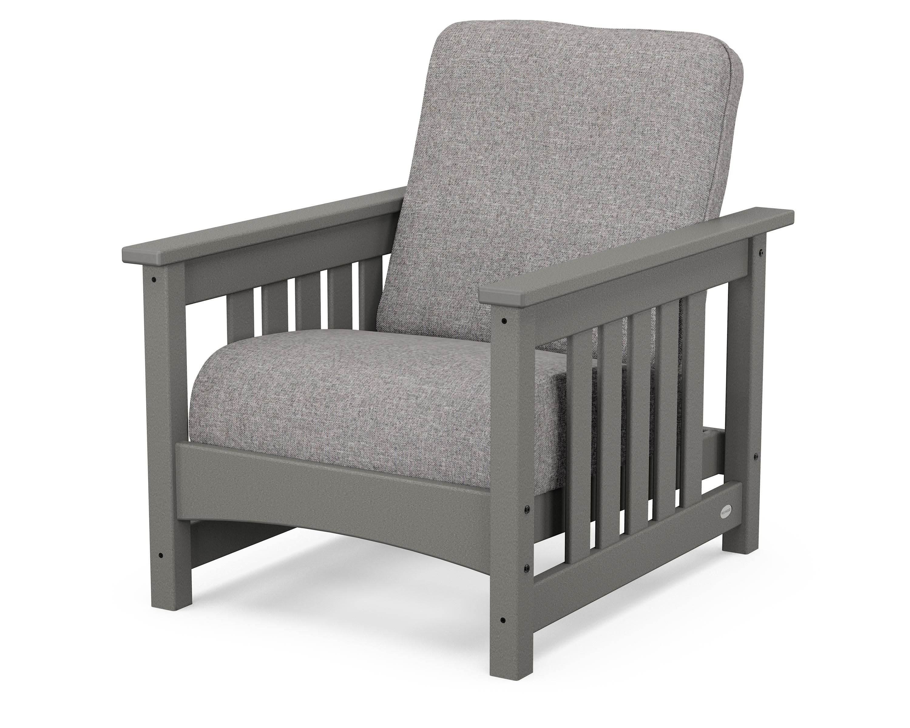 Club Mission Chair in Slate Grey / Grey Mist