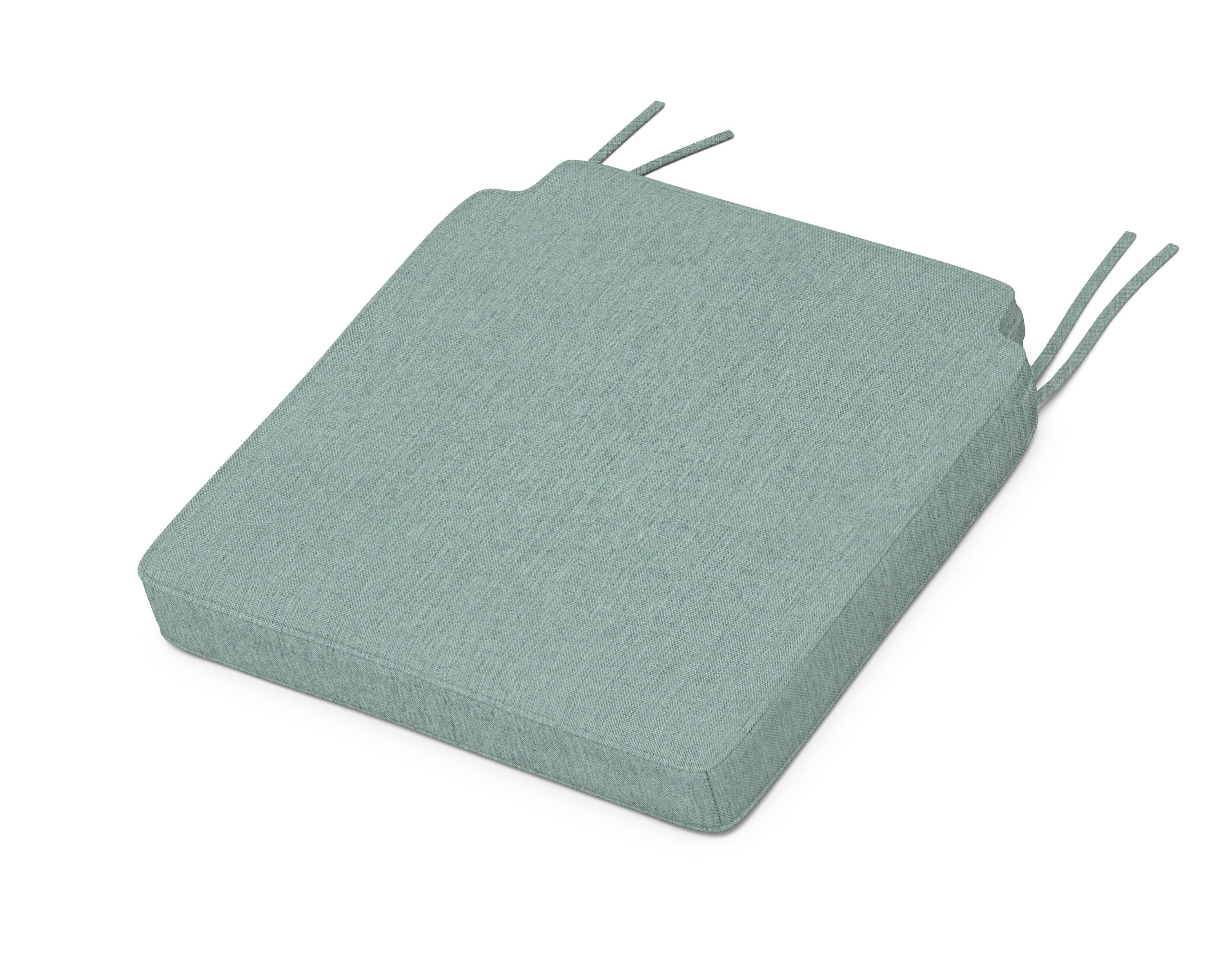 Acadia Dining Side Seat Cushion in Glacier Spa