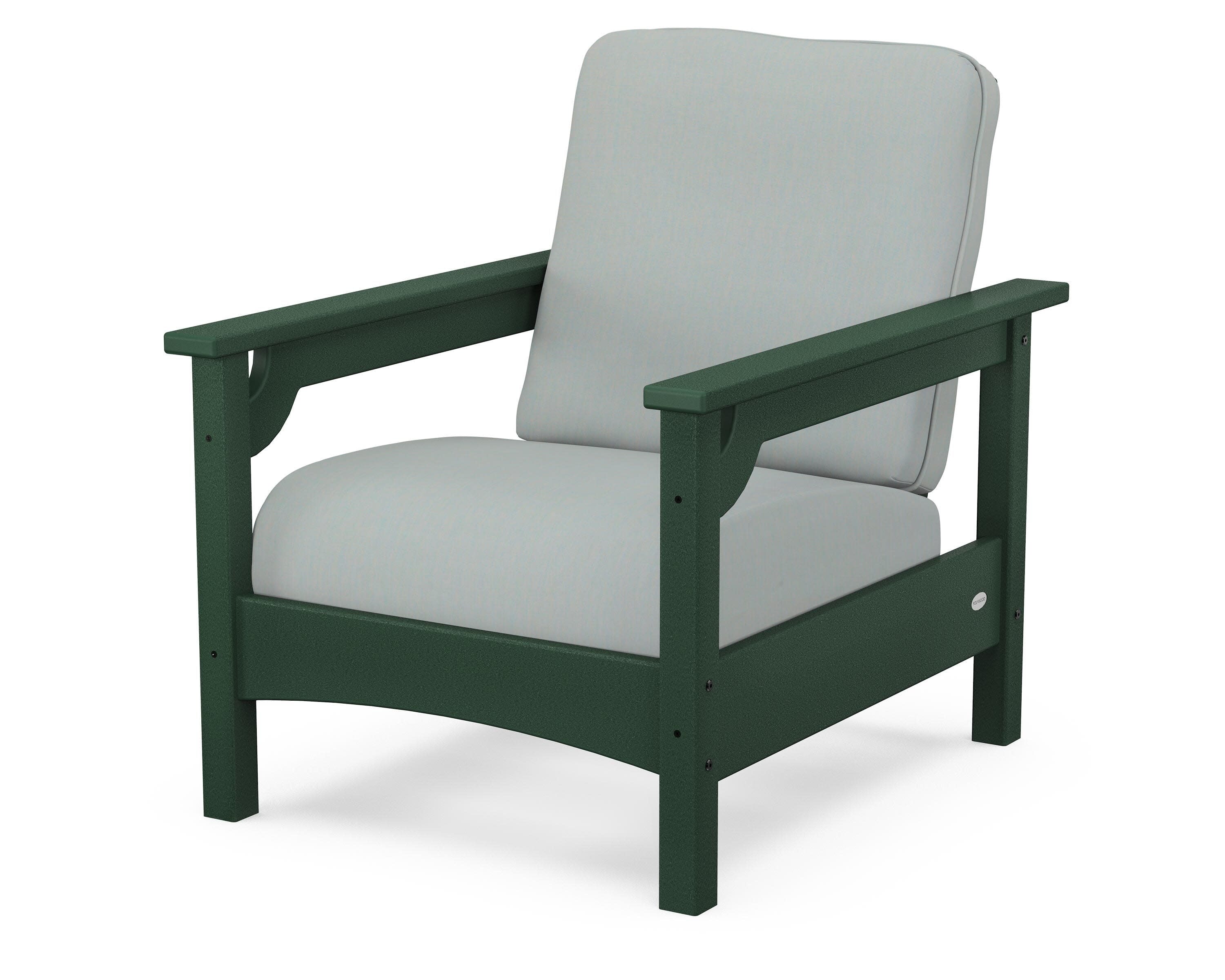 Club Chair in Green / Spa