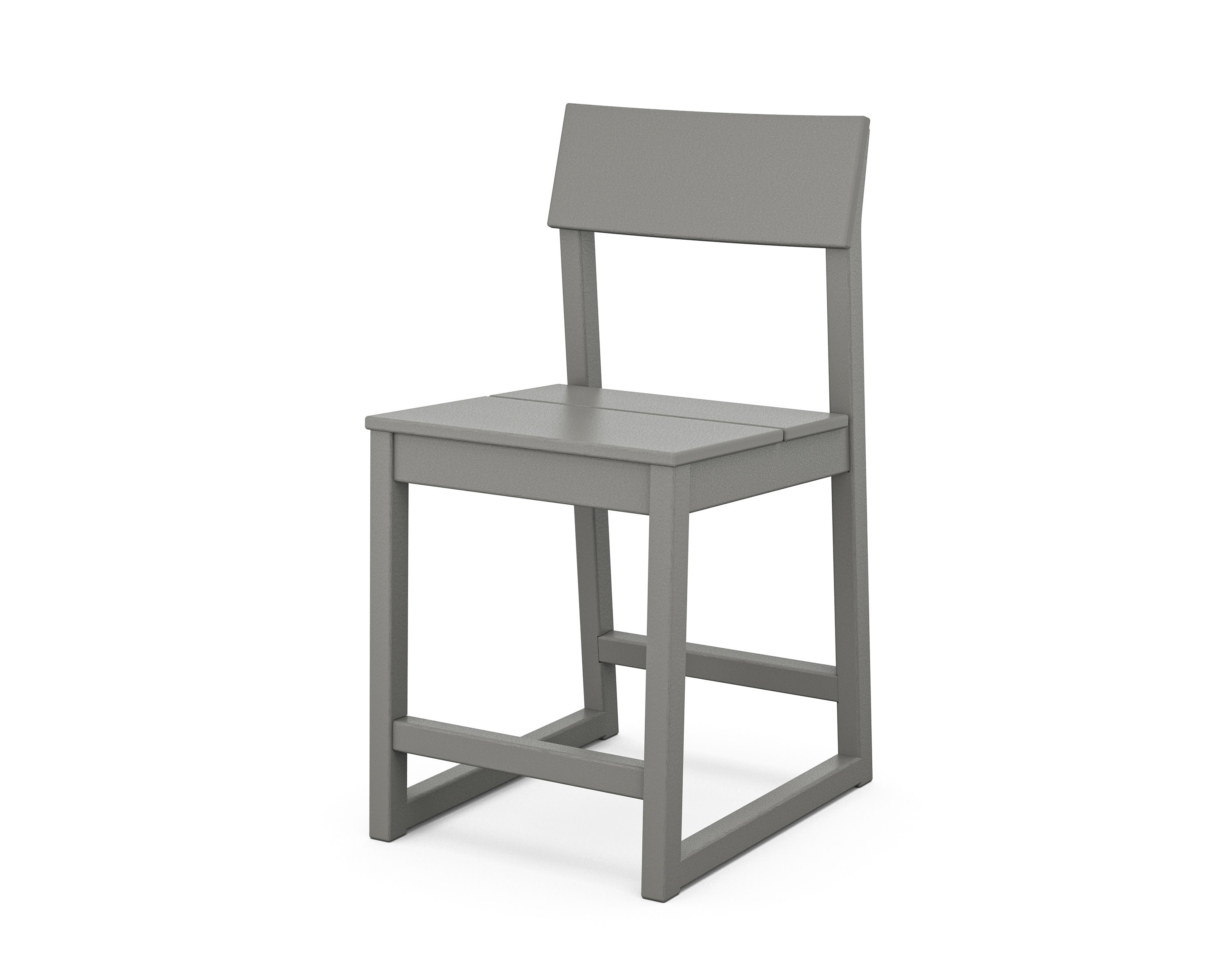 EDGE Counter Side Chair in Slate Grey