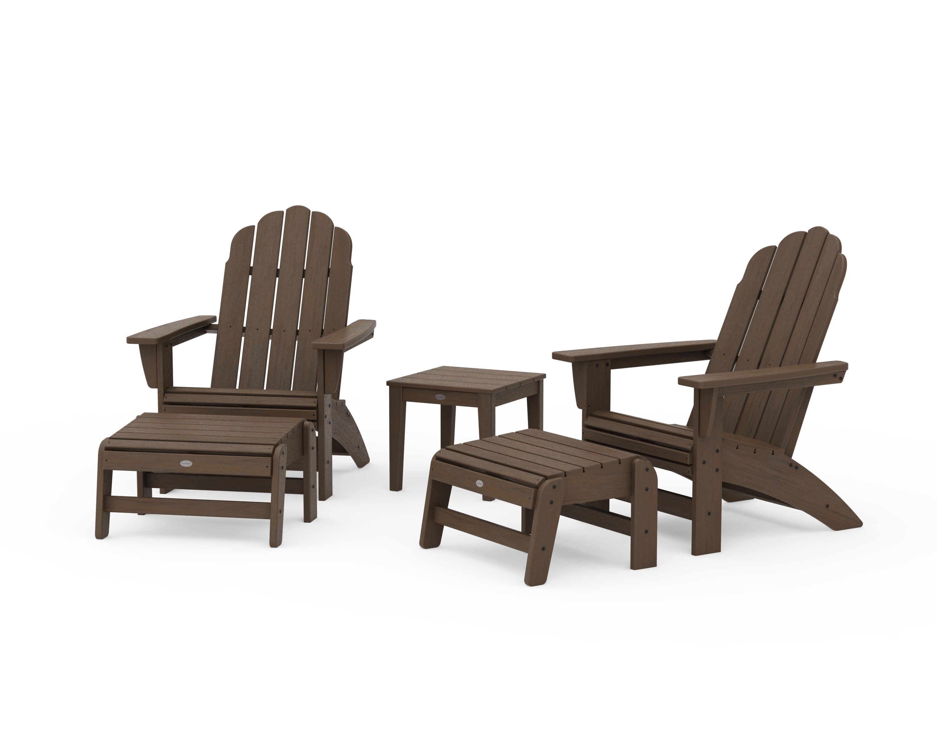5-Piece Vineyard Grand Adirondack Set in Kona