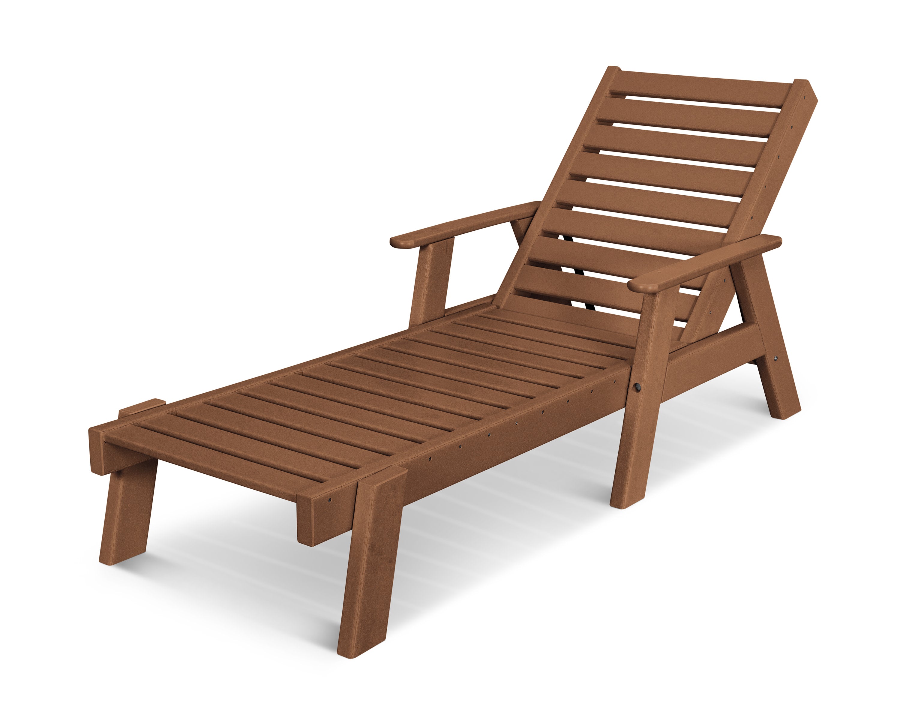Captain Chaise with Arms in Teak