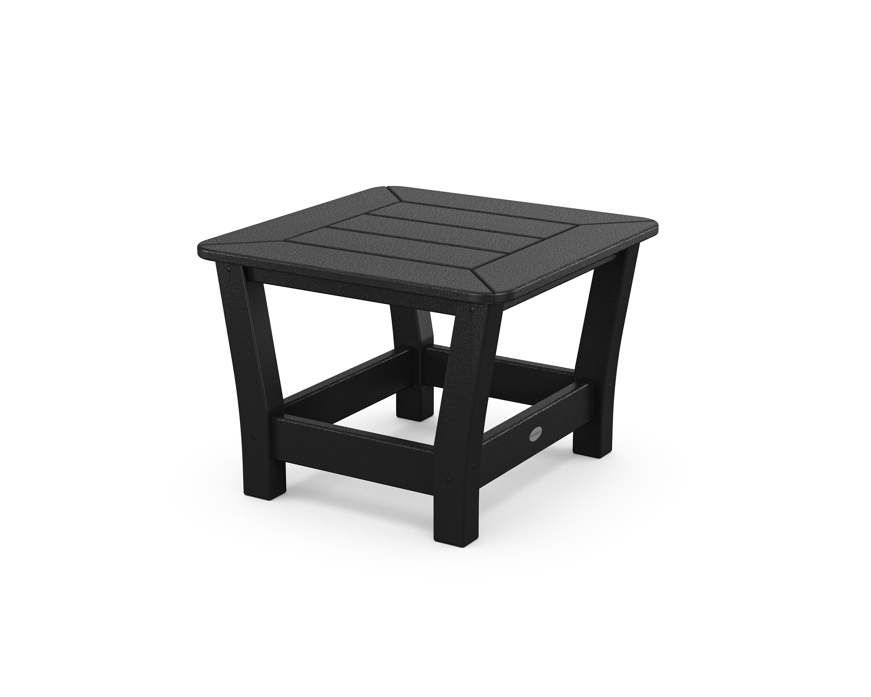 Harbour Slat End Table in Black