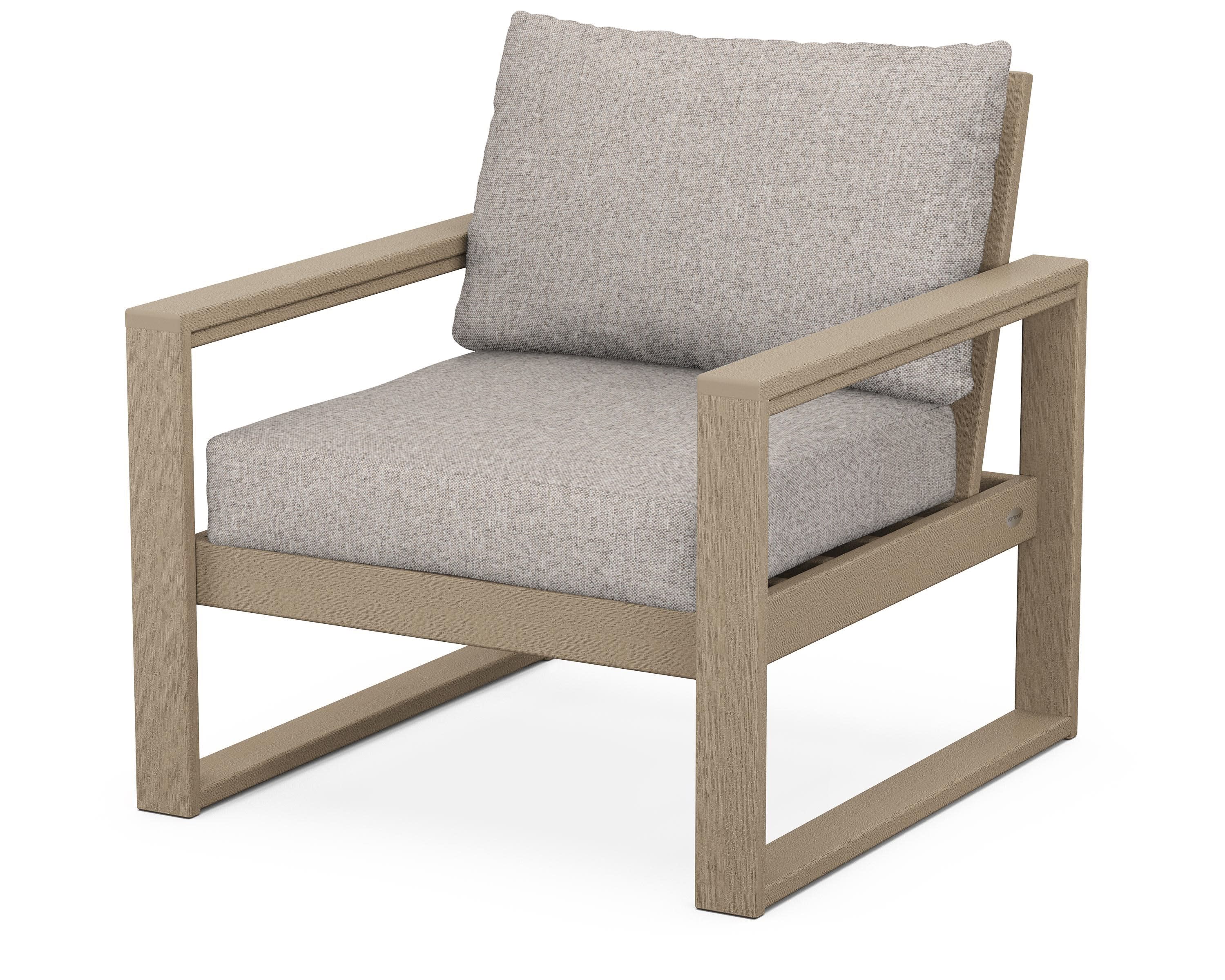 EDGE Club Chair in Vintage Sahara / Weathered Tweed