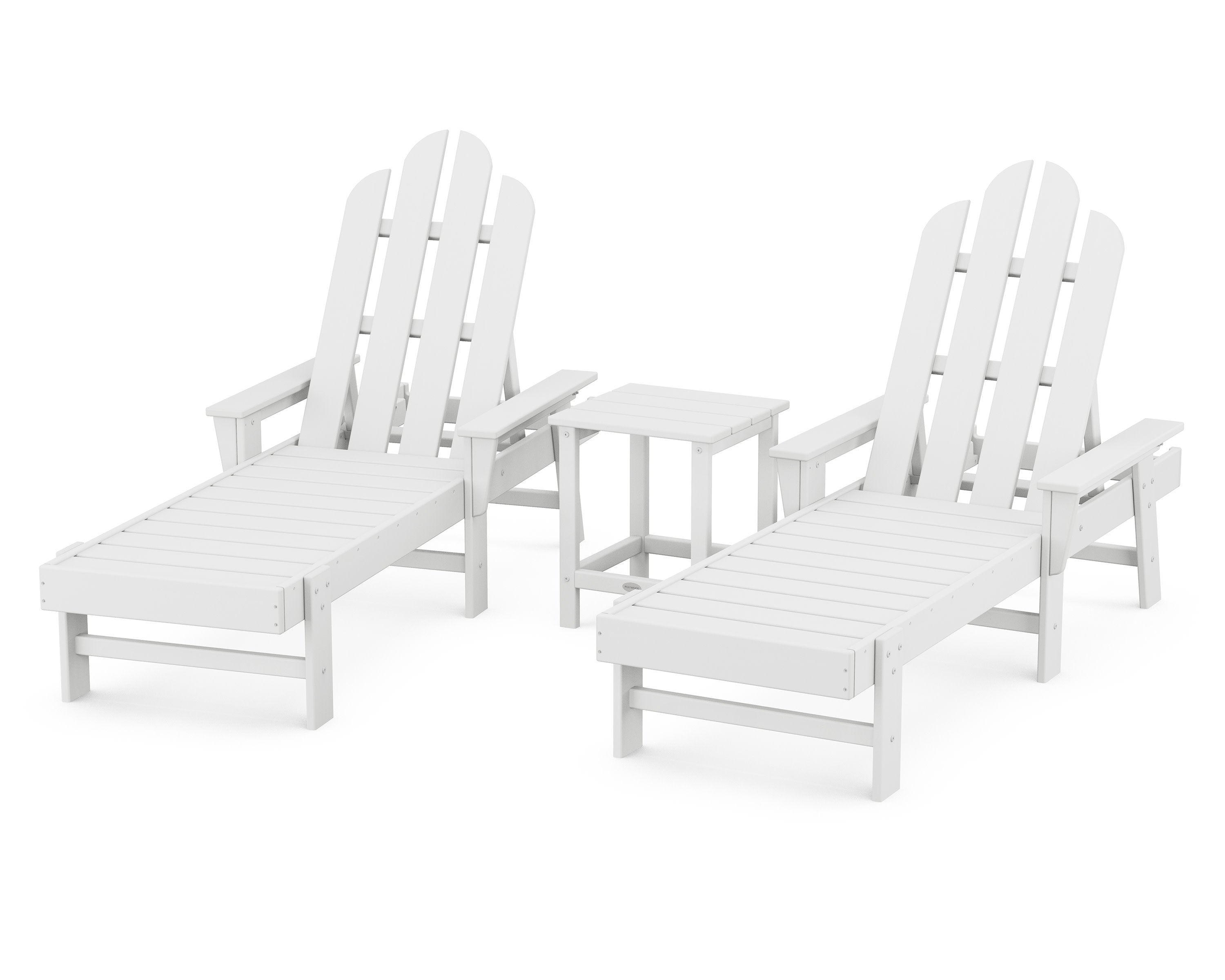 Long Island Chaise 3-Piece Set in White