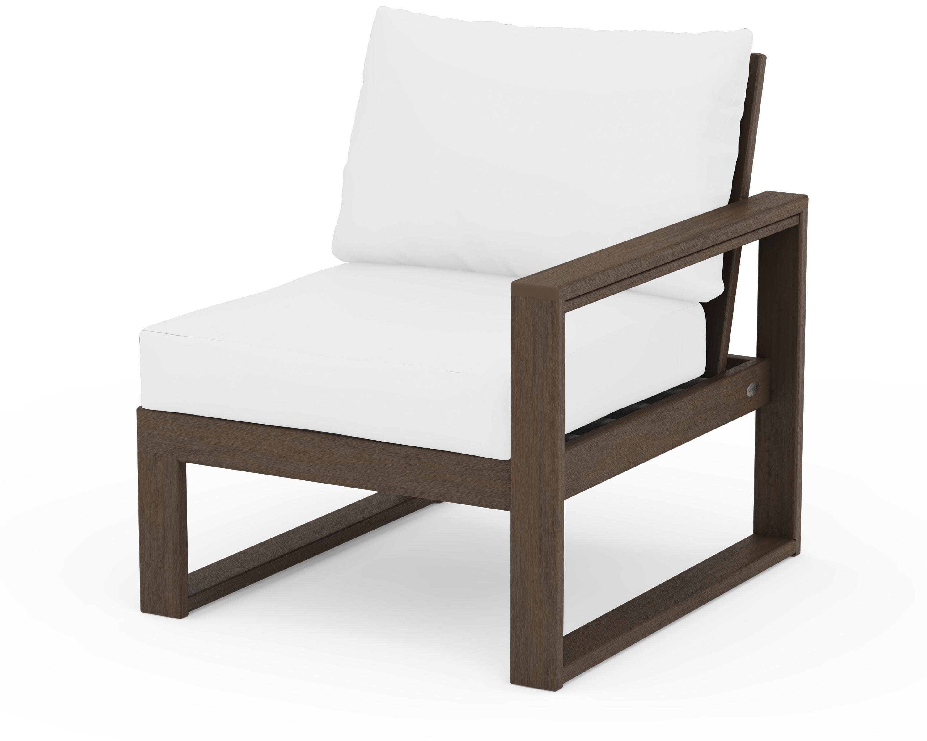 EDGE Modular Right Arm Chair in Kona / Natural