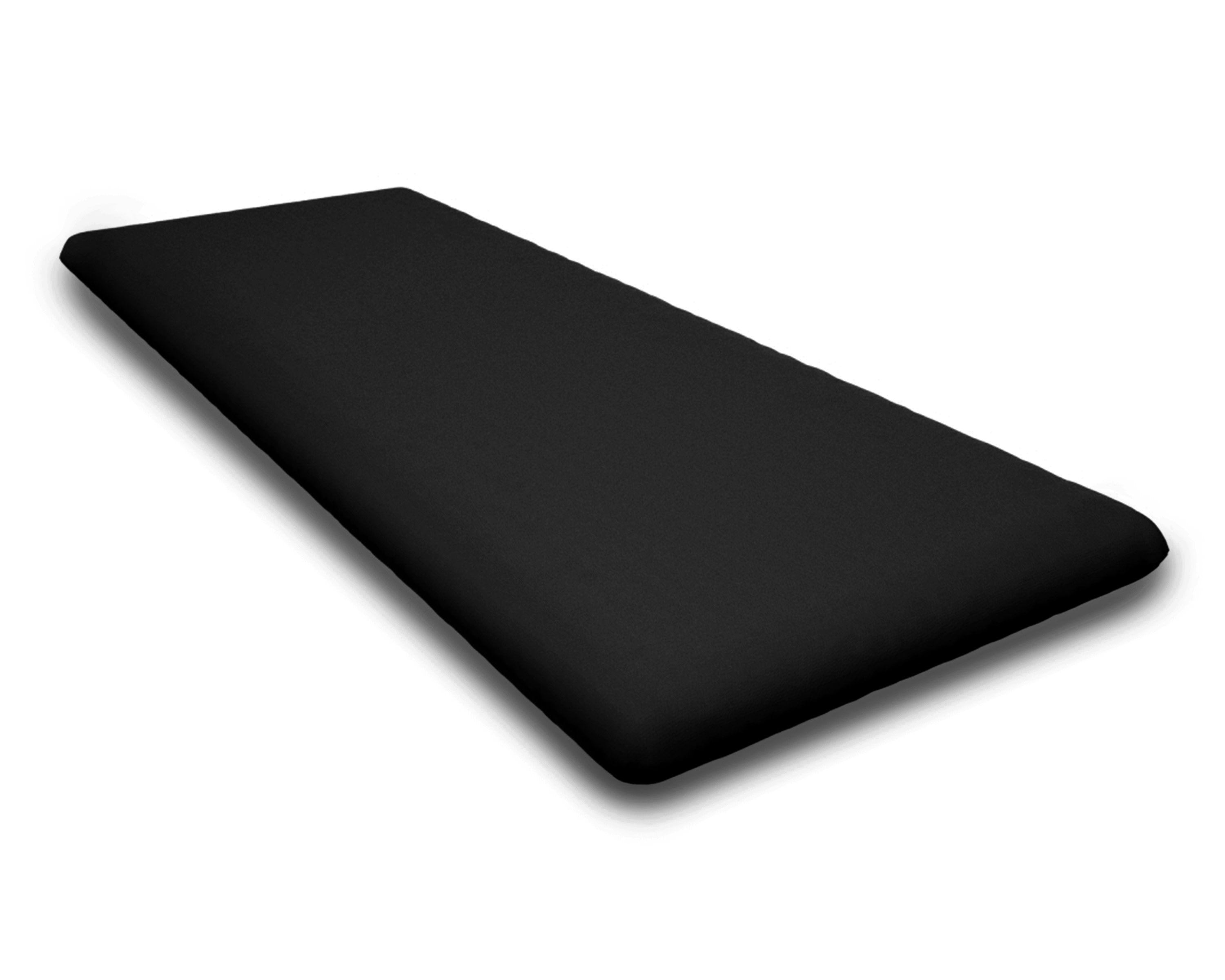 Bench Seat Cushion - 17.5"D x 45.5"W x 2.5"H in Canvas Black