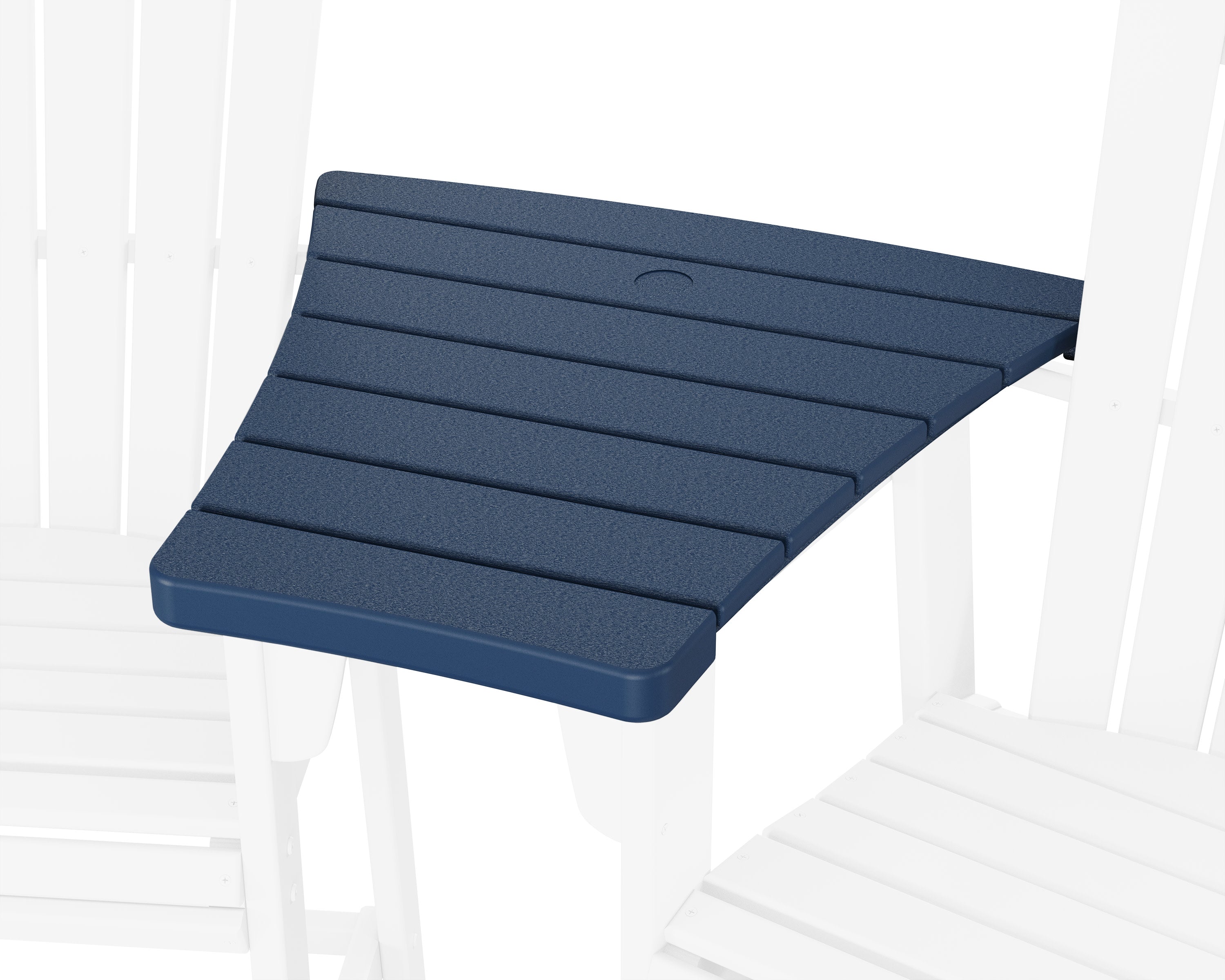 600 Series Angled Adirondack Dining Connecting Table in Navy
