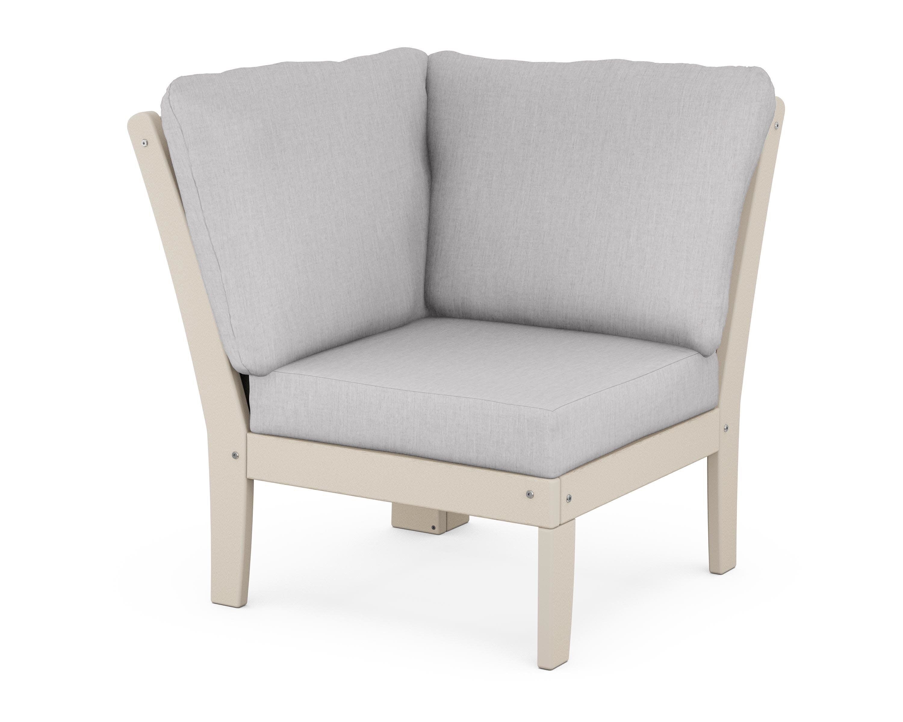 Braxton Modular Corner Chair in Sand / Granite