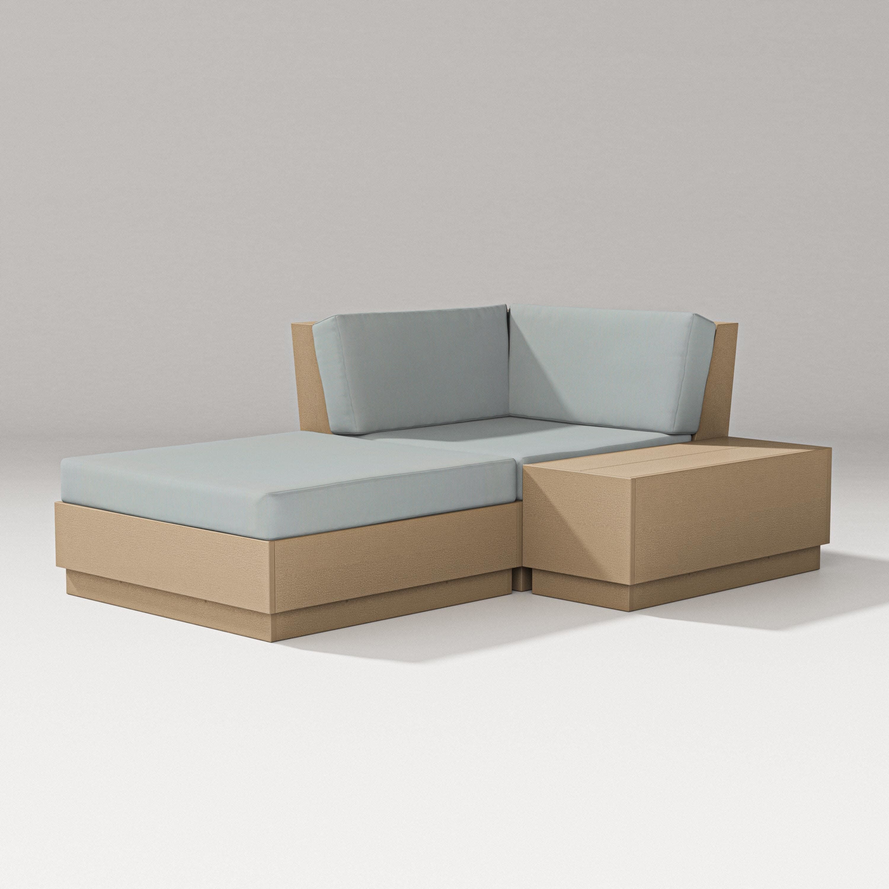 Elevate Corner Chaise in Vintage Sahara / Spa