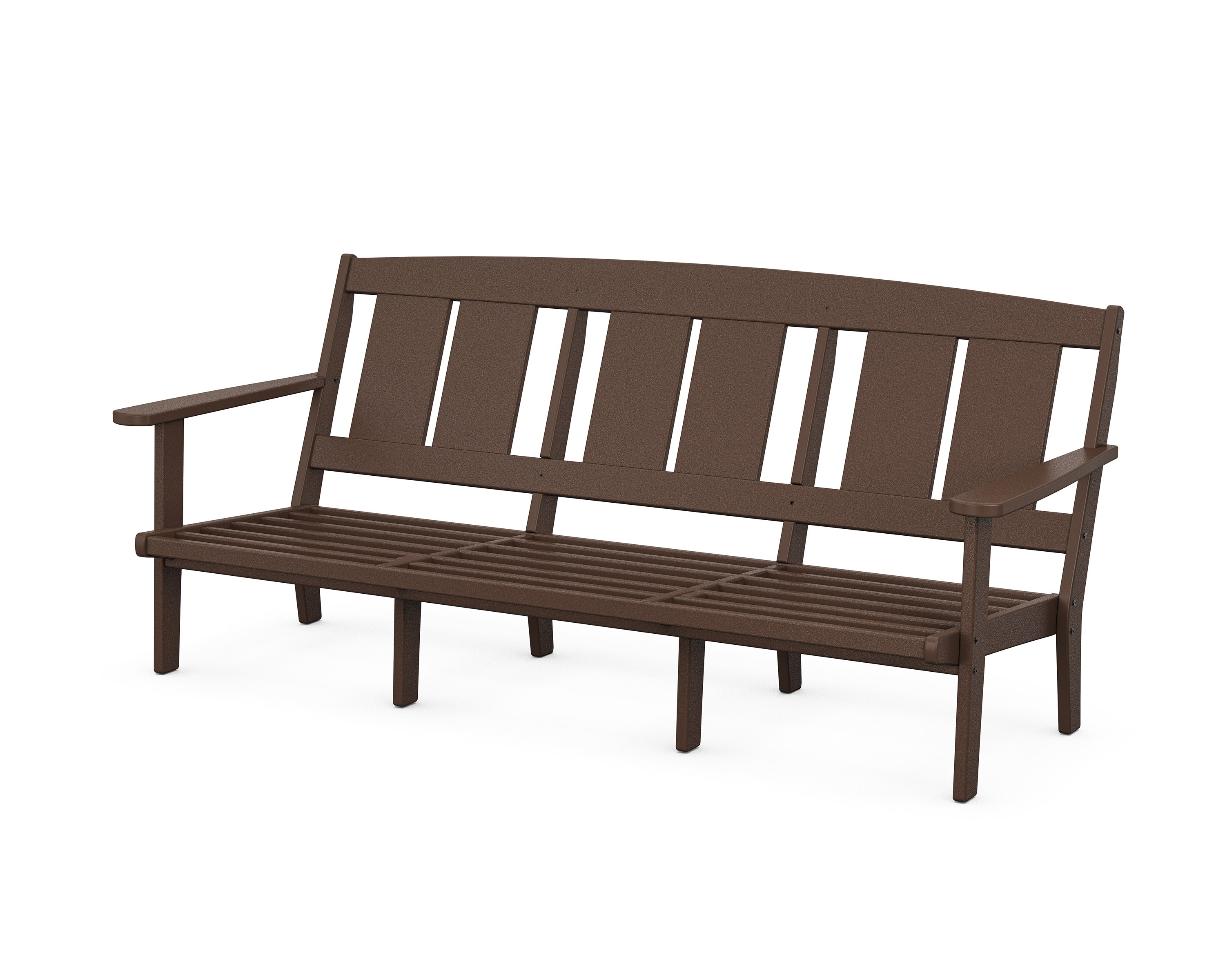 Mission Deep Seating Sofa Frame in Mahogany