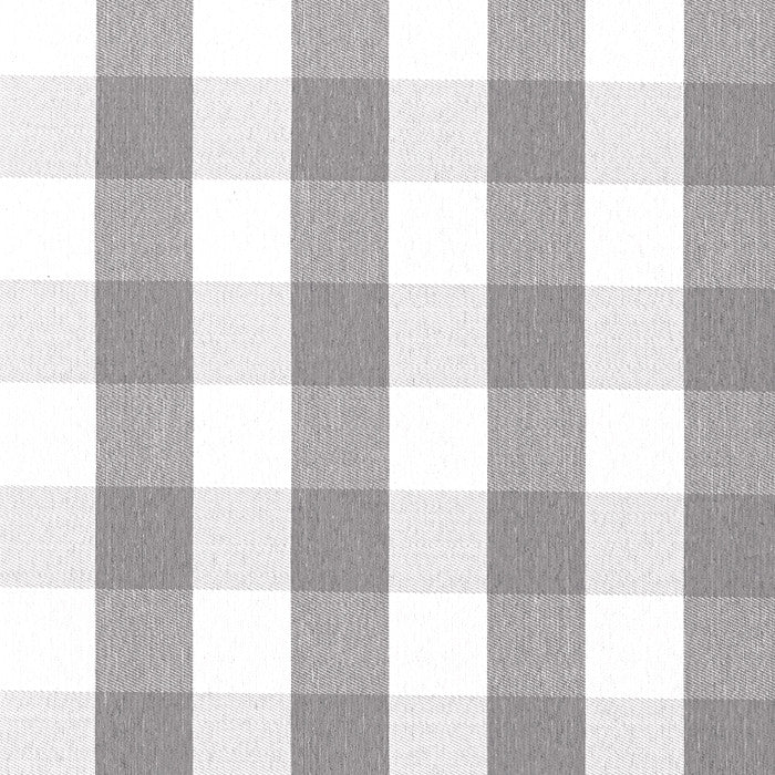 Ateeva 17" x 17" Outdoor Seat Cushion by POLYWOOD in Buffalo Plaid Grey Mist
